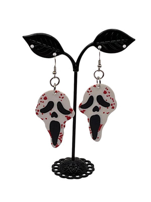 Scream earrings 3