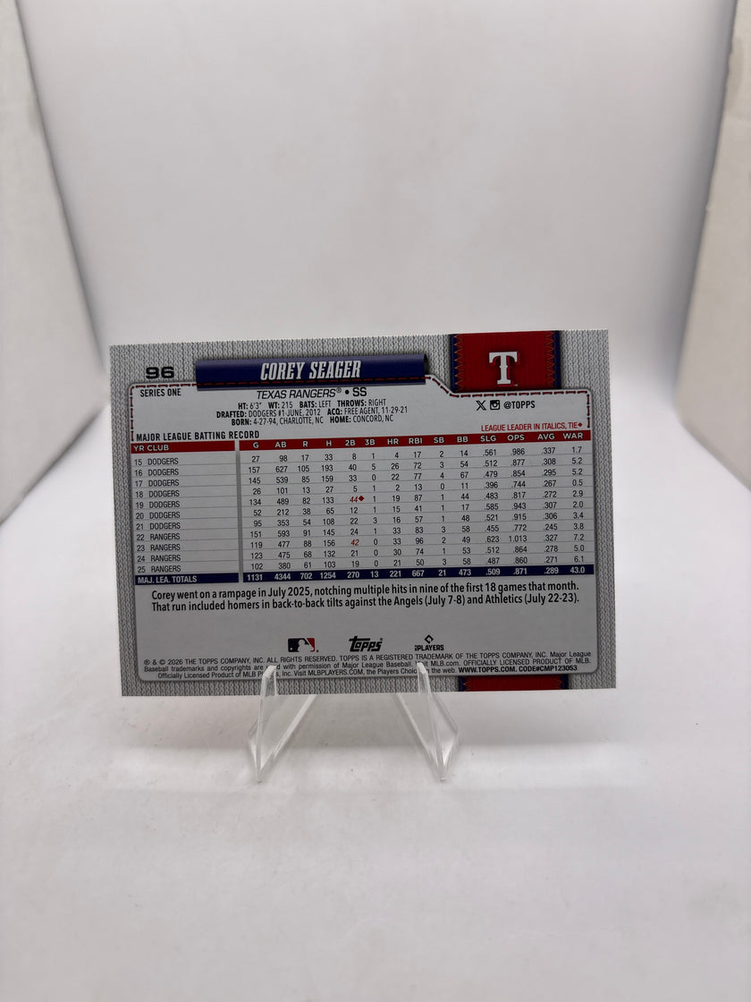 Topps Corey Seager