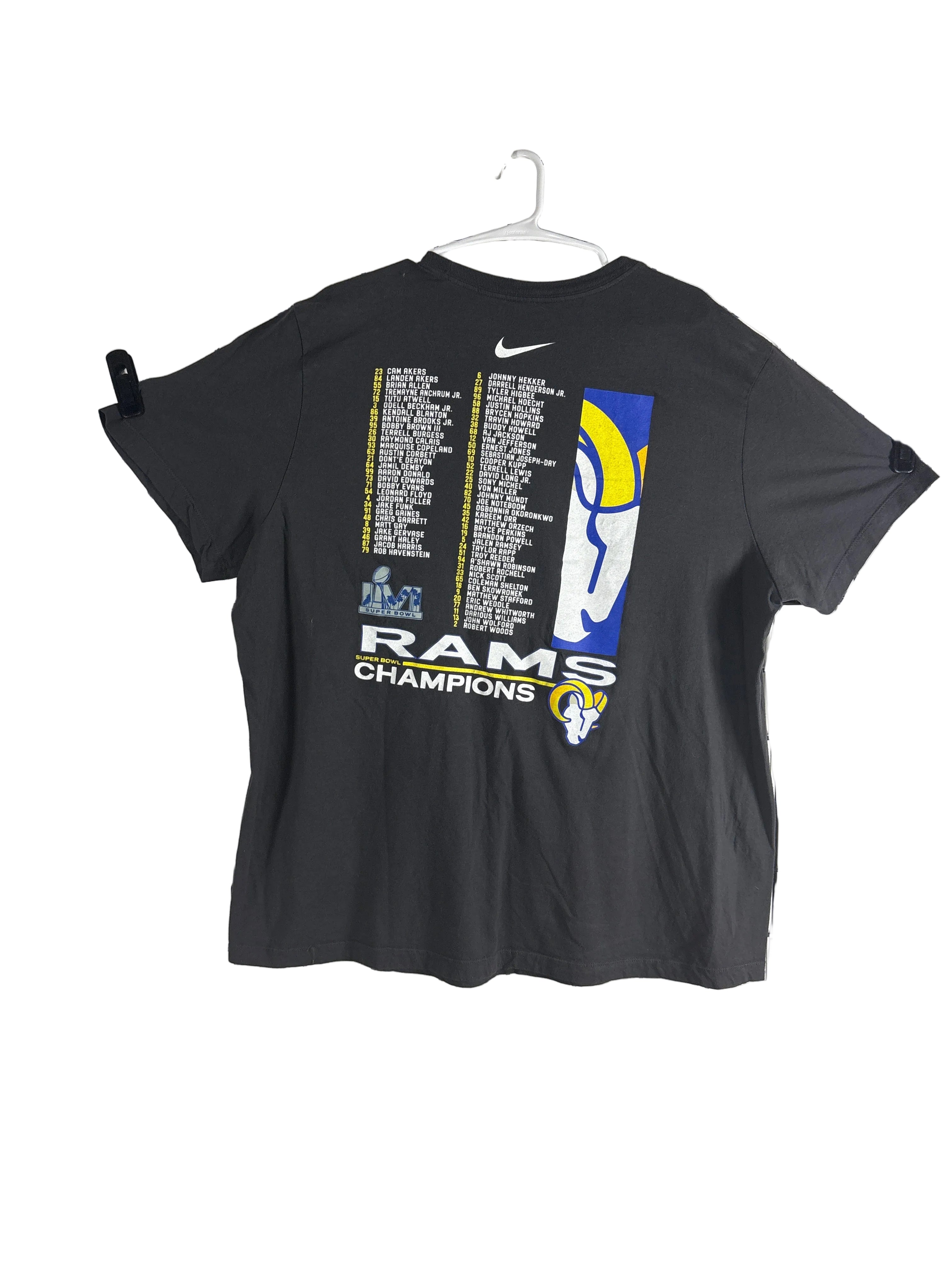 The Nike Tee LA Rams Super Bowl Champions T Shirt