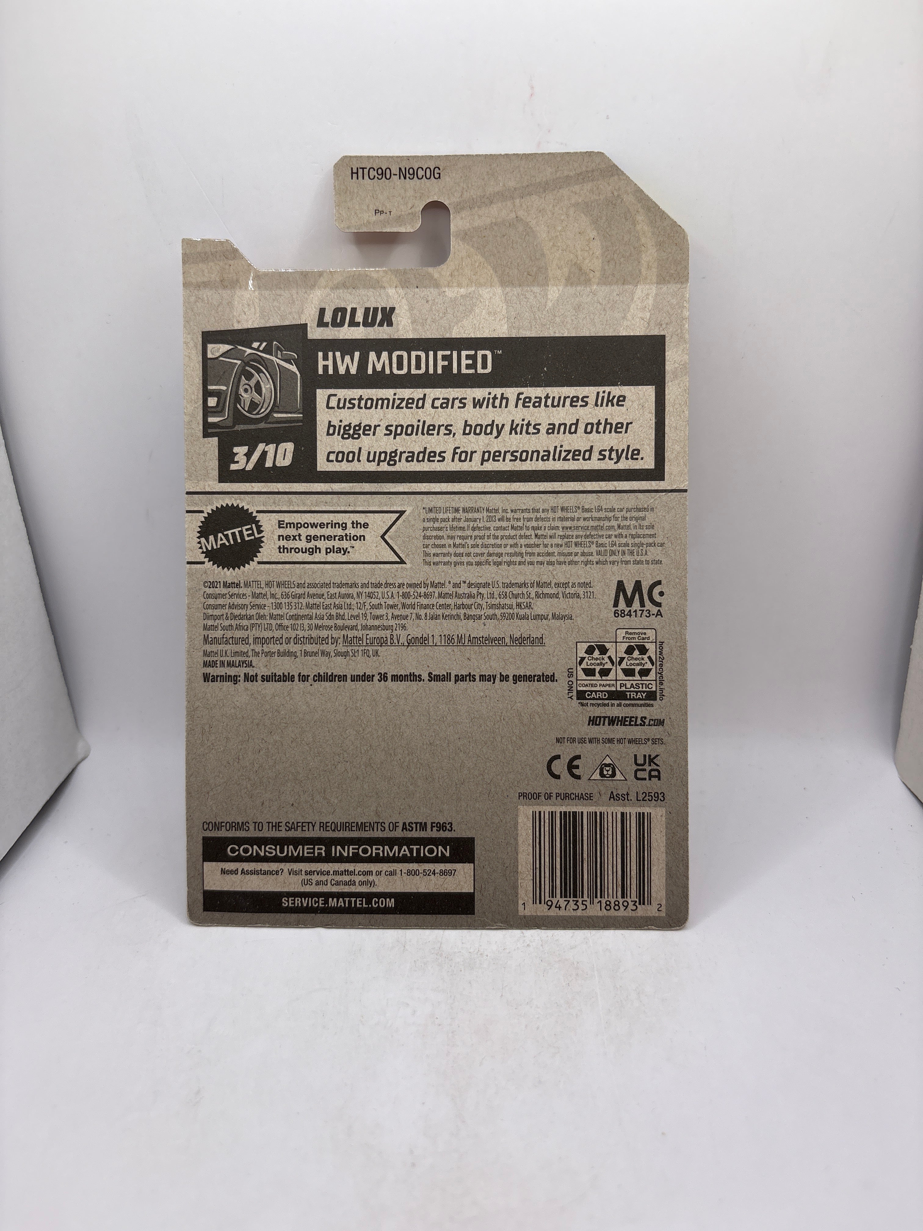 Hot Wheels Lolux Diecast orange