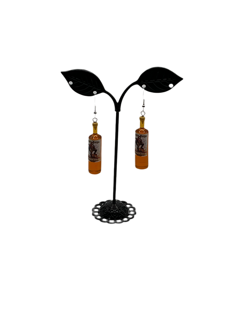 Spiced rum earrings