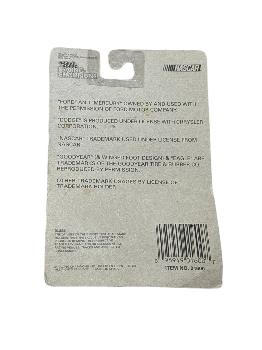 Racing Champions Hoss Ellington Diecast white