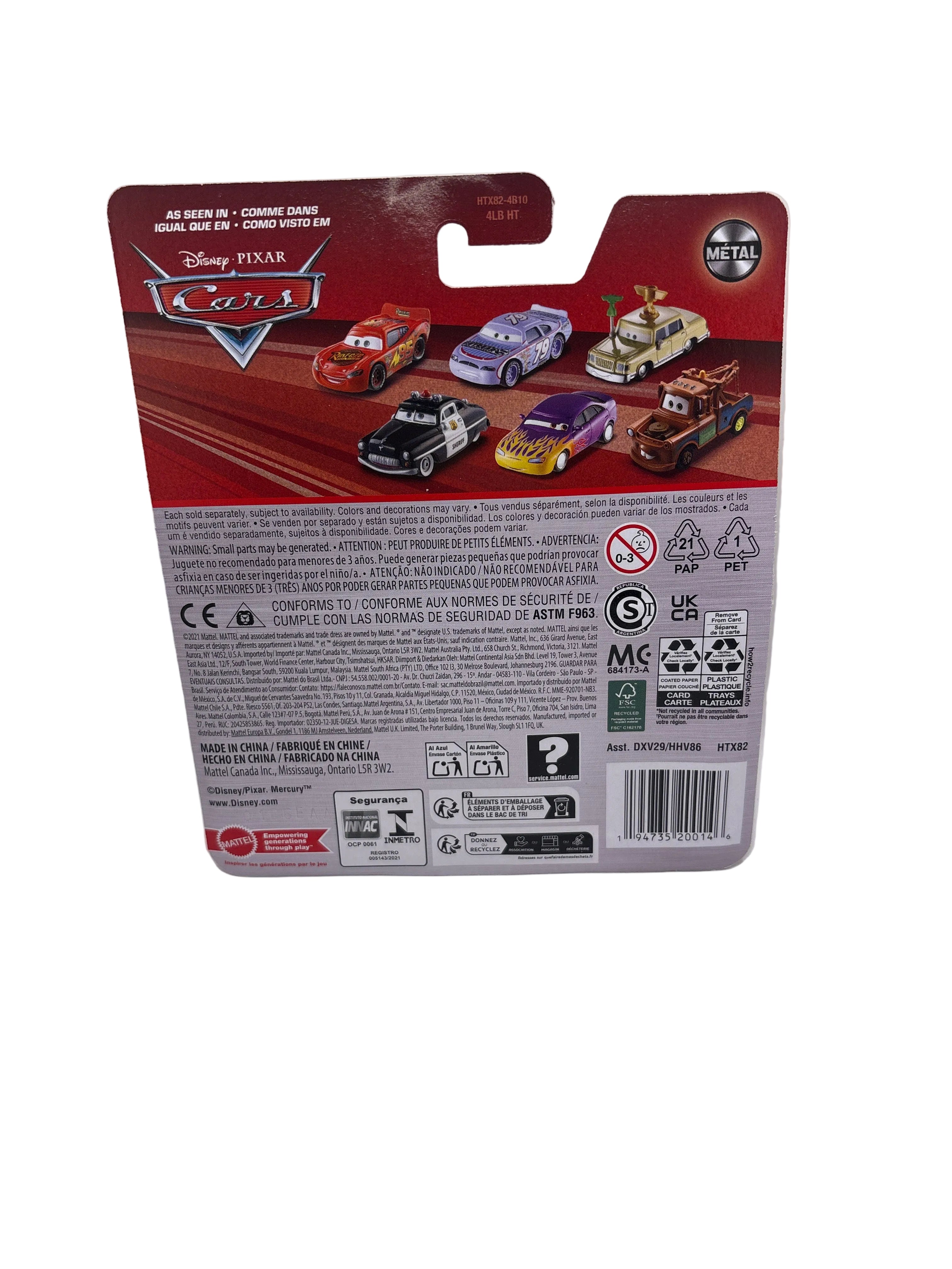 Disney Pixar Cars Radiator Springs Lightning McQueen Diecast red