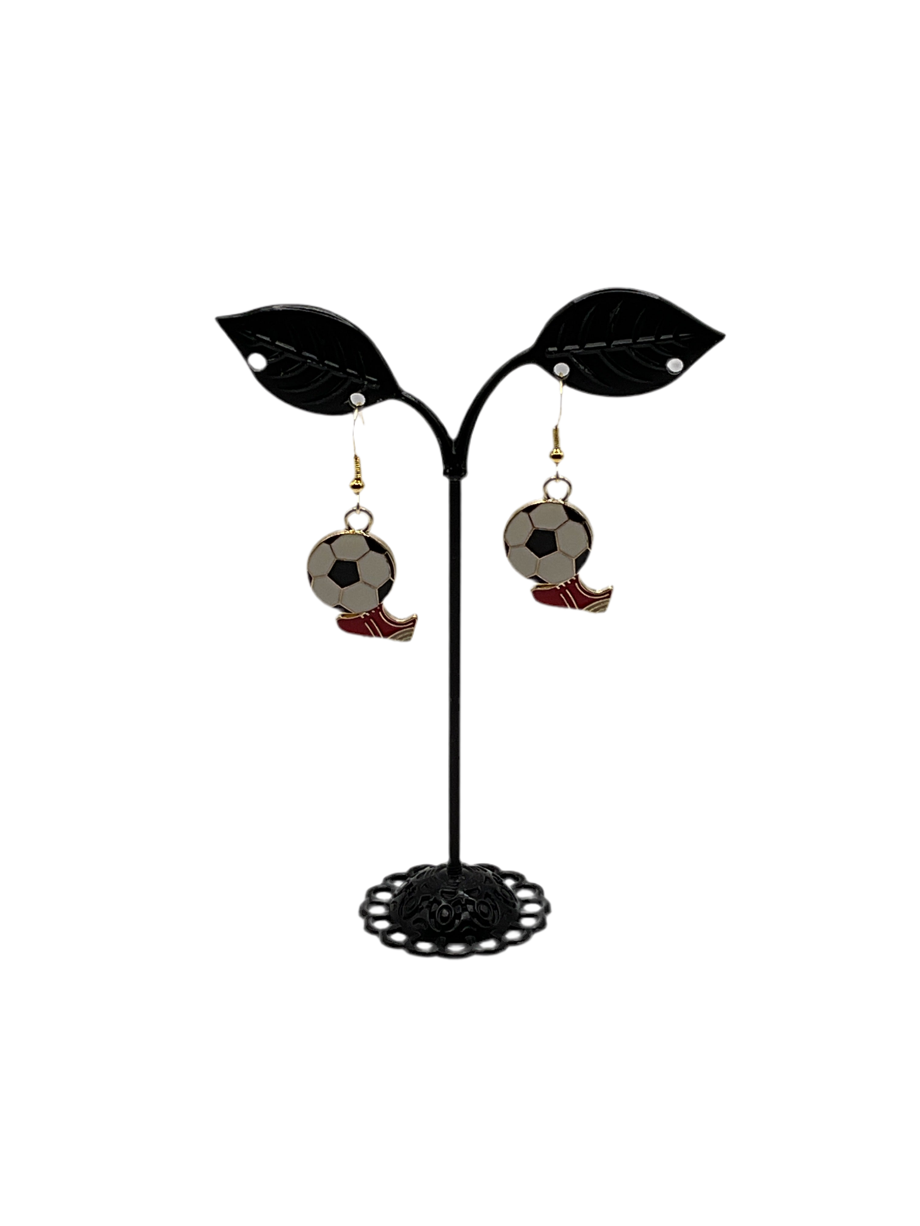 Soccer earrings 2