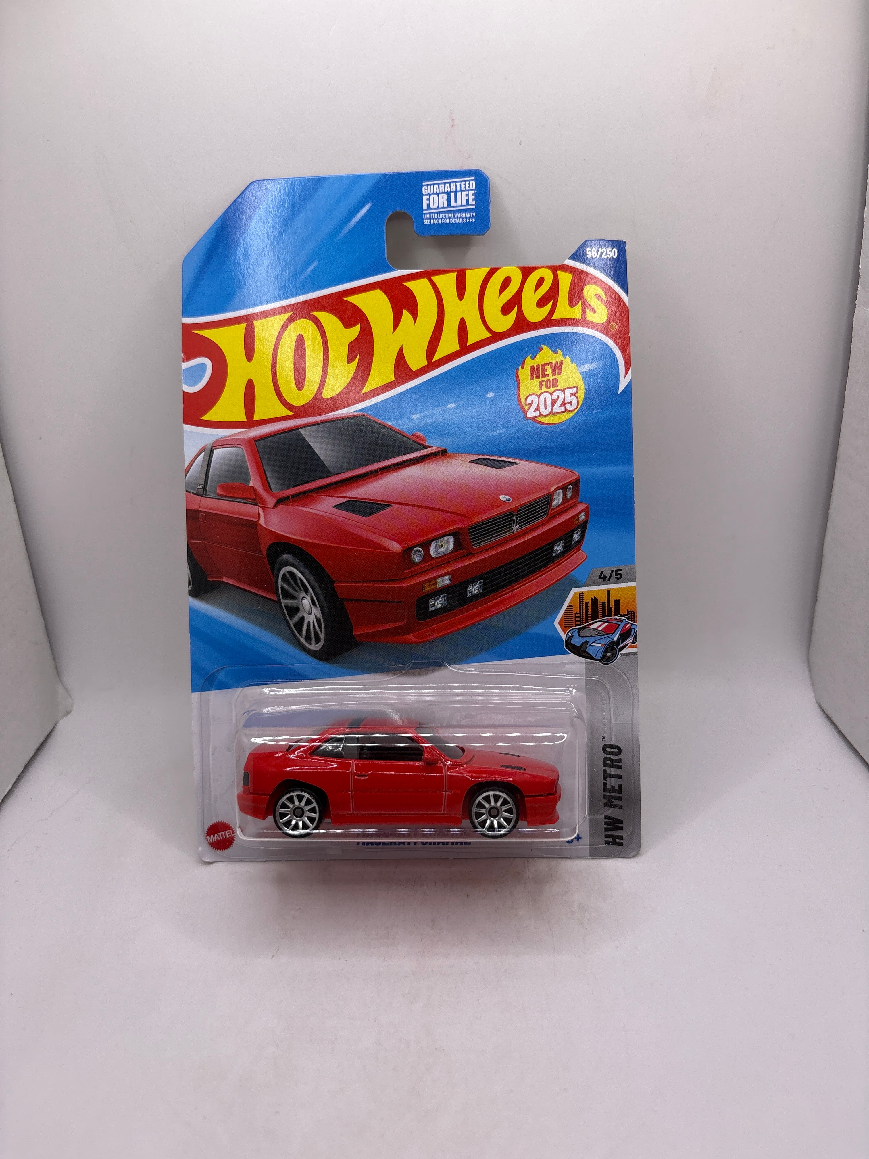 Hot Wheels Maserati Shamal Diecast red
