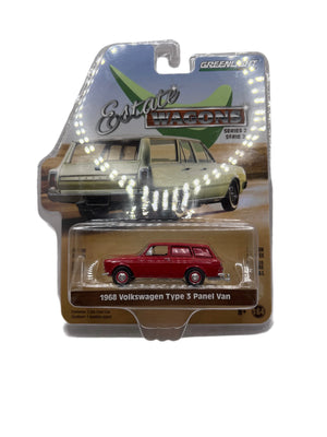 Greenlight 1968 Volkswagen Type 3 Panel Van Diecast red