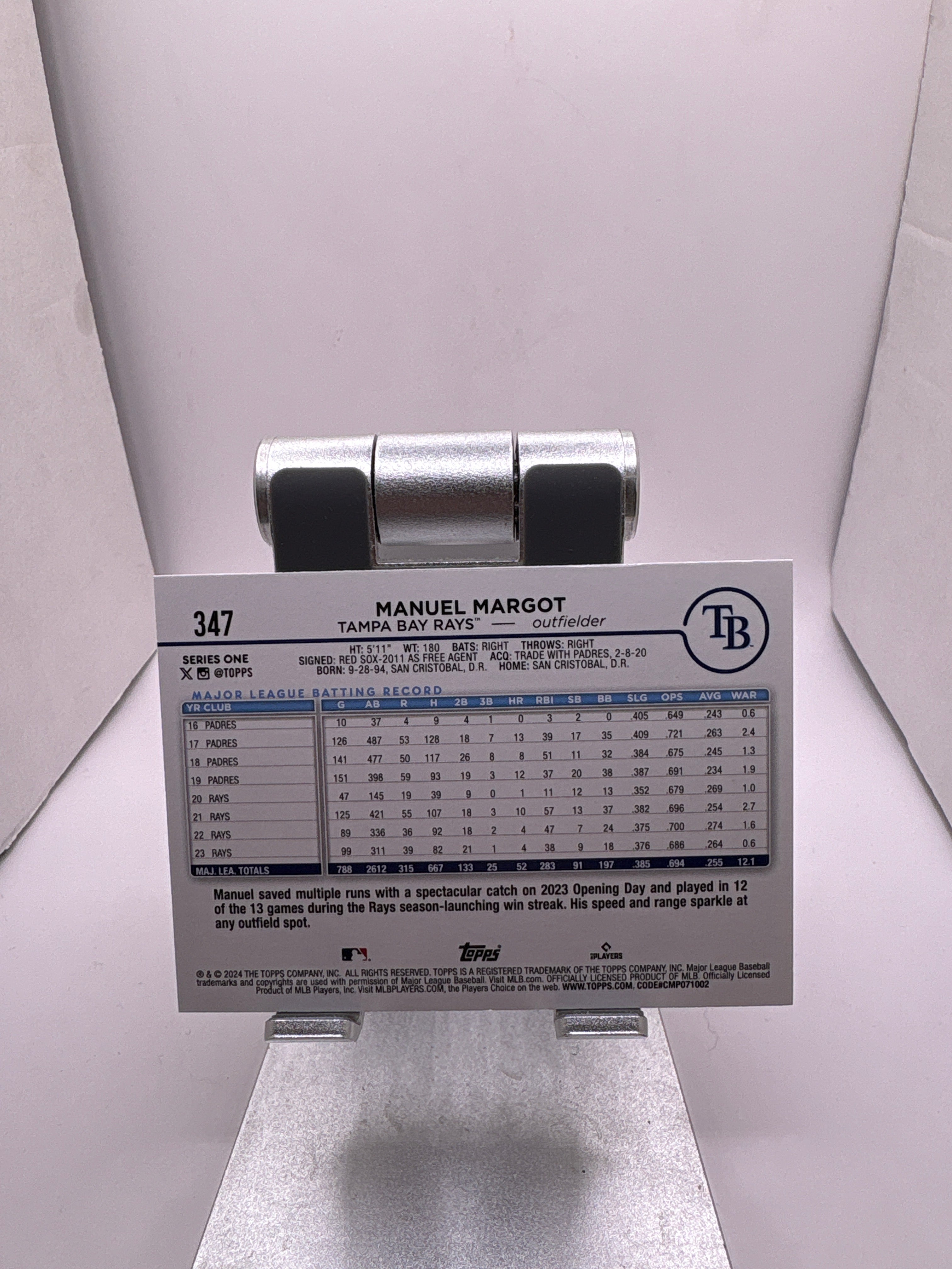 Topps Manuel Margot