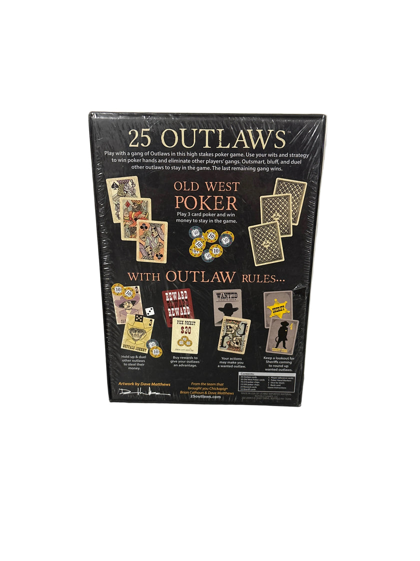 Buffalo Games 25 Outlaws Game Sealed