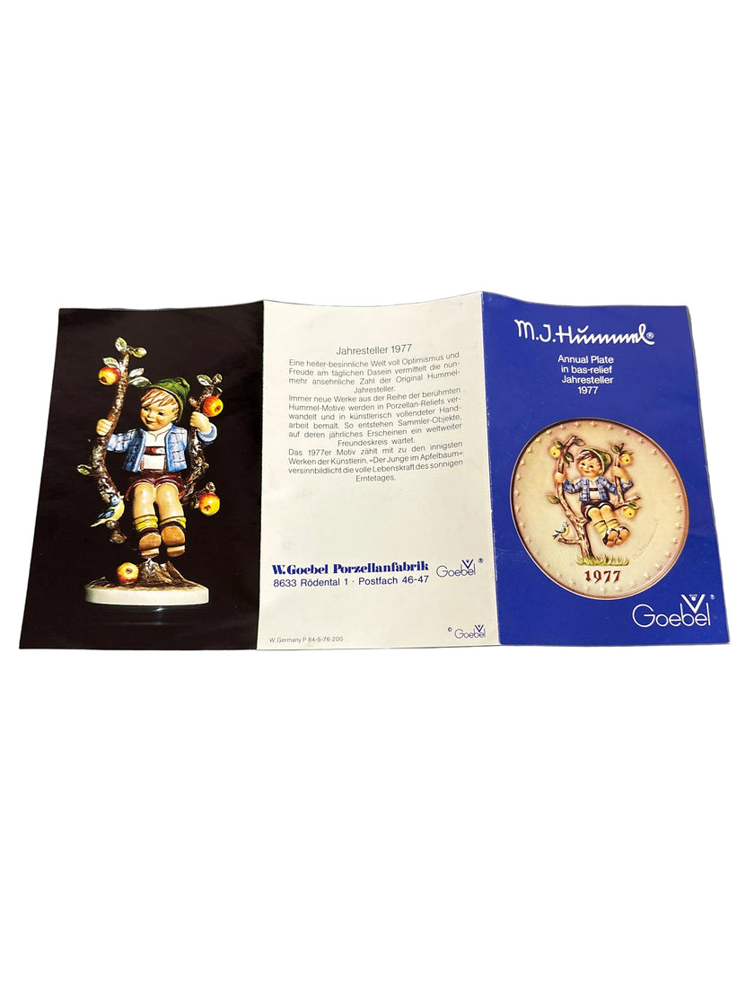 Goebel 1977 Annual Plate