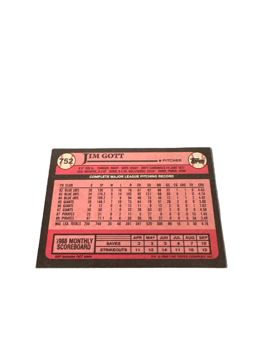 Topps Jim Gott