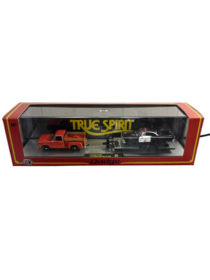 M2 1978 Dodge True Spirit & 1957 Dodge Coronet Police Car D500 Diecast multi color