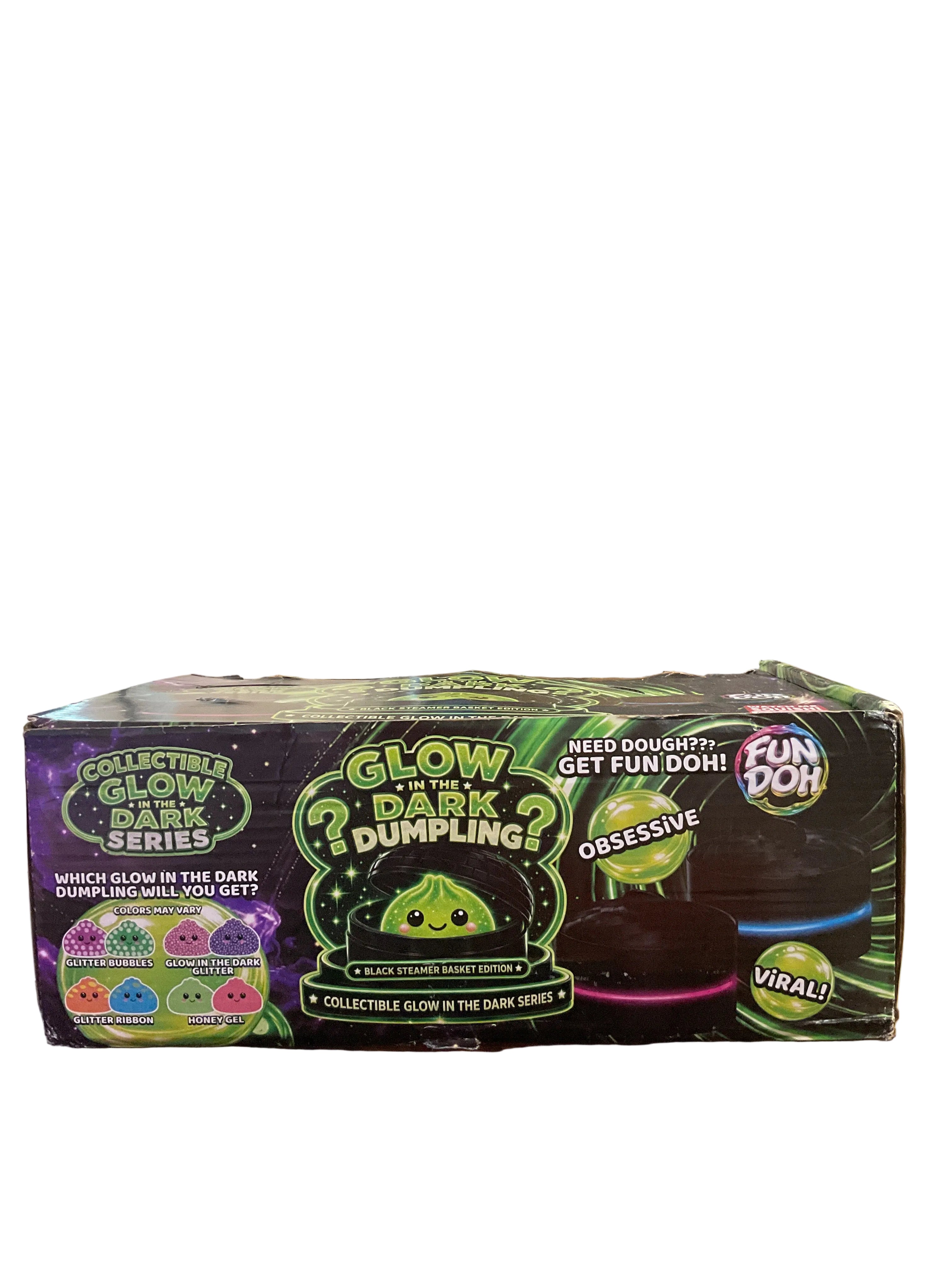Fun Doh Glow in the Dark Dumpling Squishies-1 DUMPLING PER ORDER