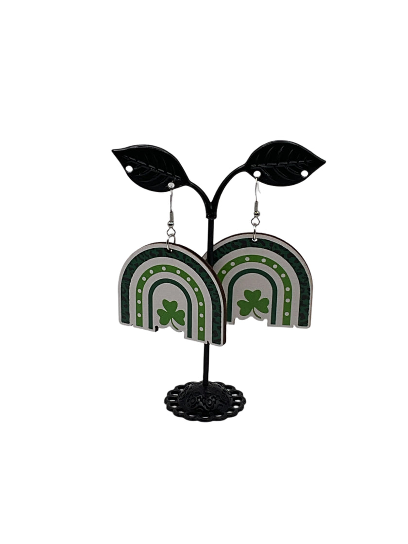 Shamrock & Rainbow Earrings