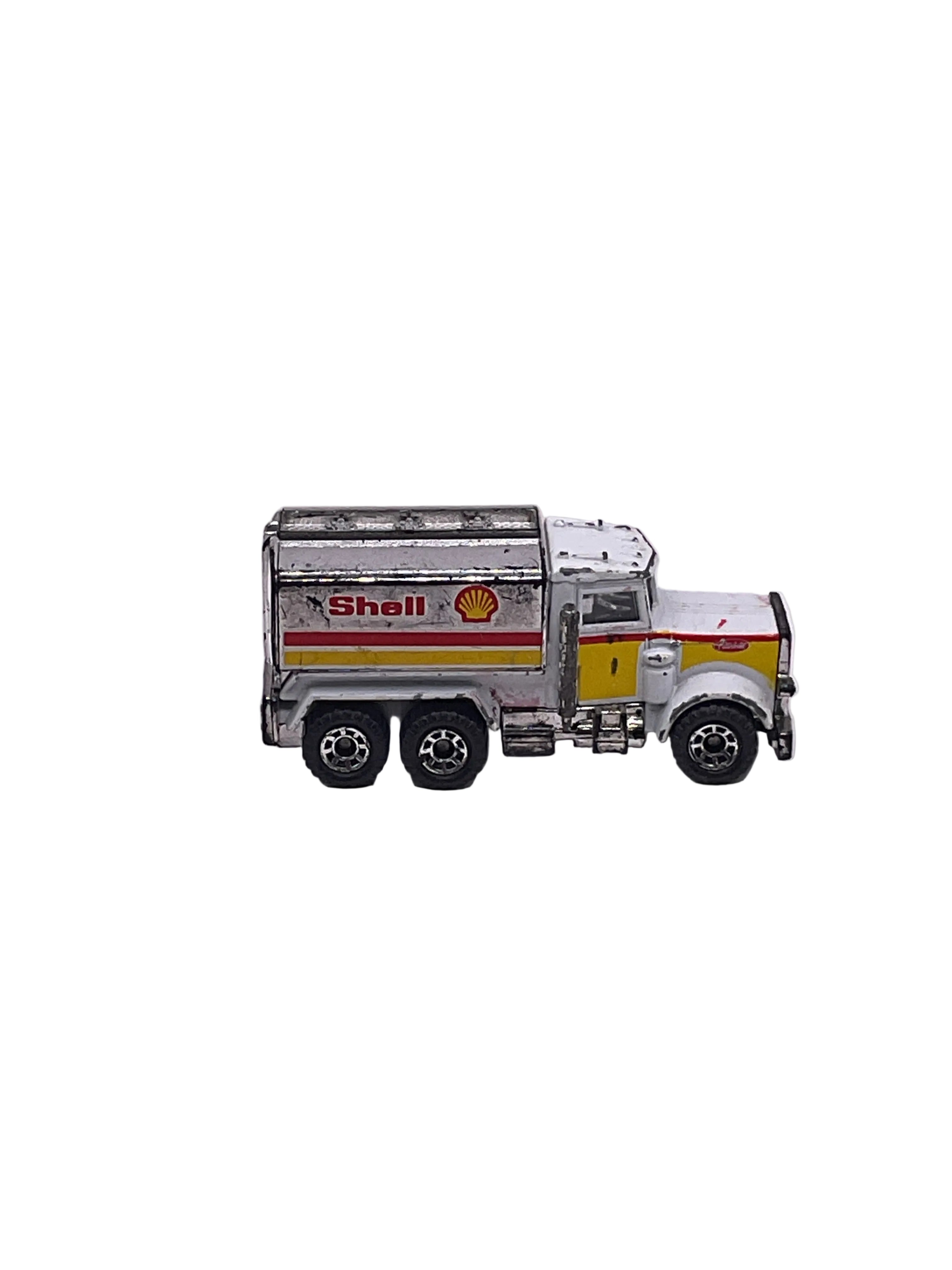 MBX Peterbilt Shell Tanker Truck Diecast White