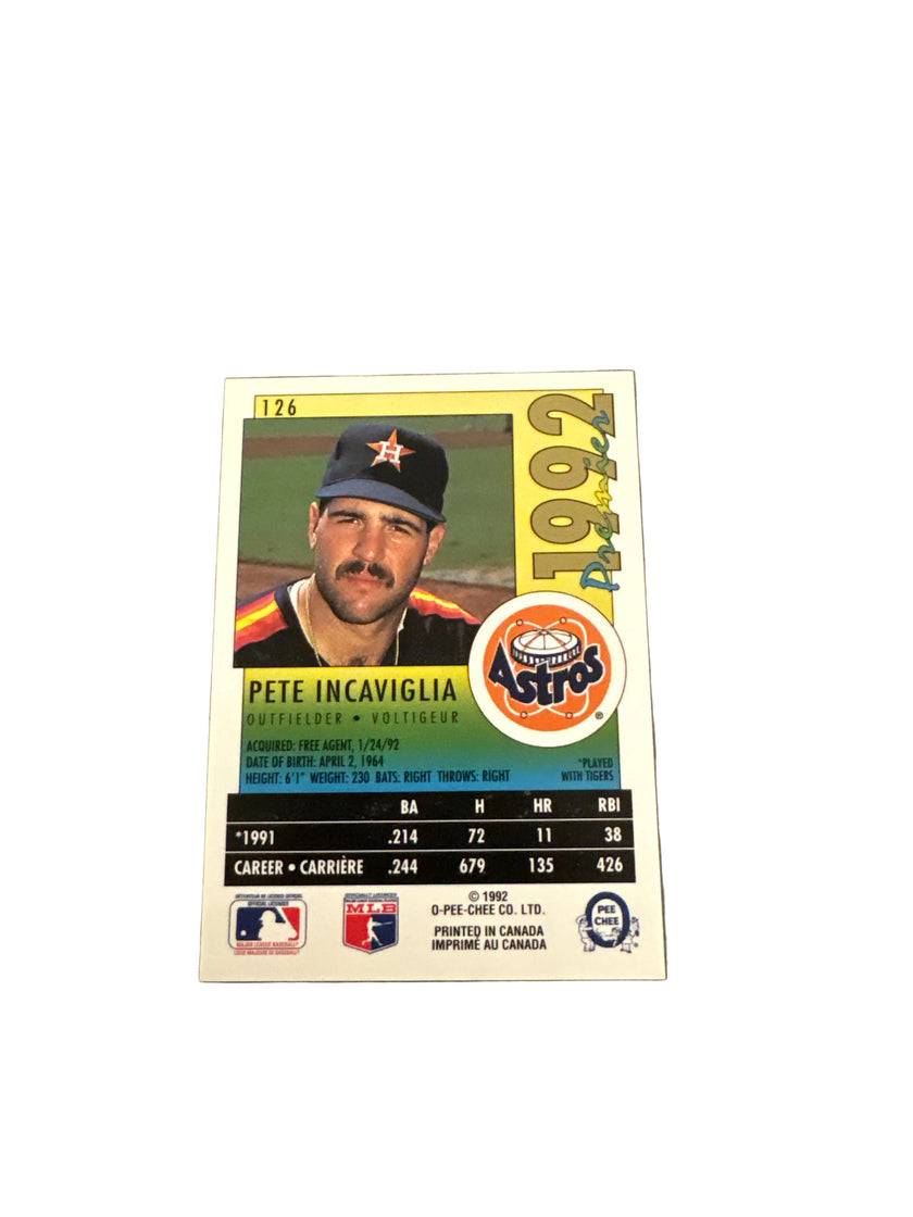 Premier Pete Incaviglia