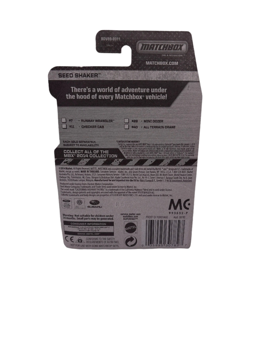 Matchbox Seed Shaker Diecast