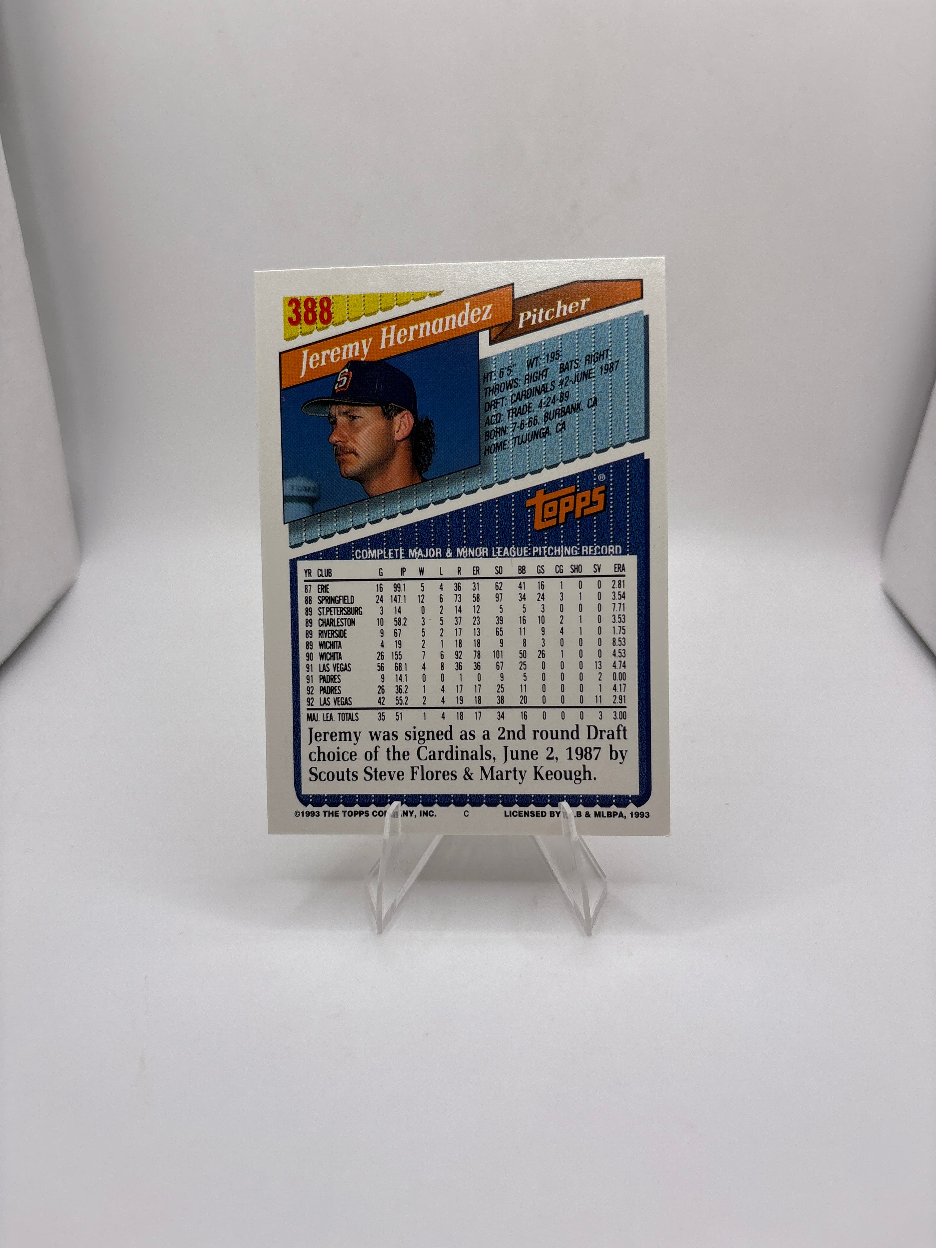 Topps Jeremy Hernandez