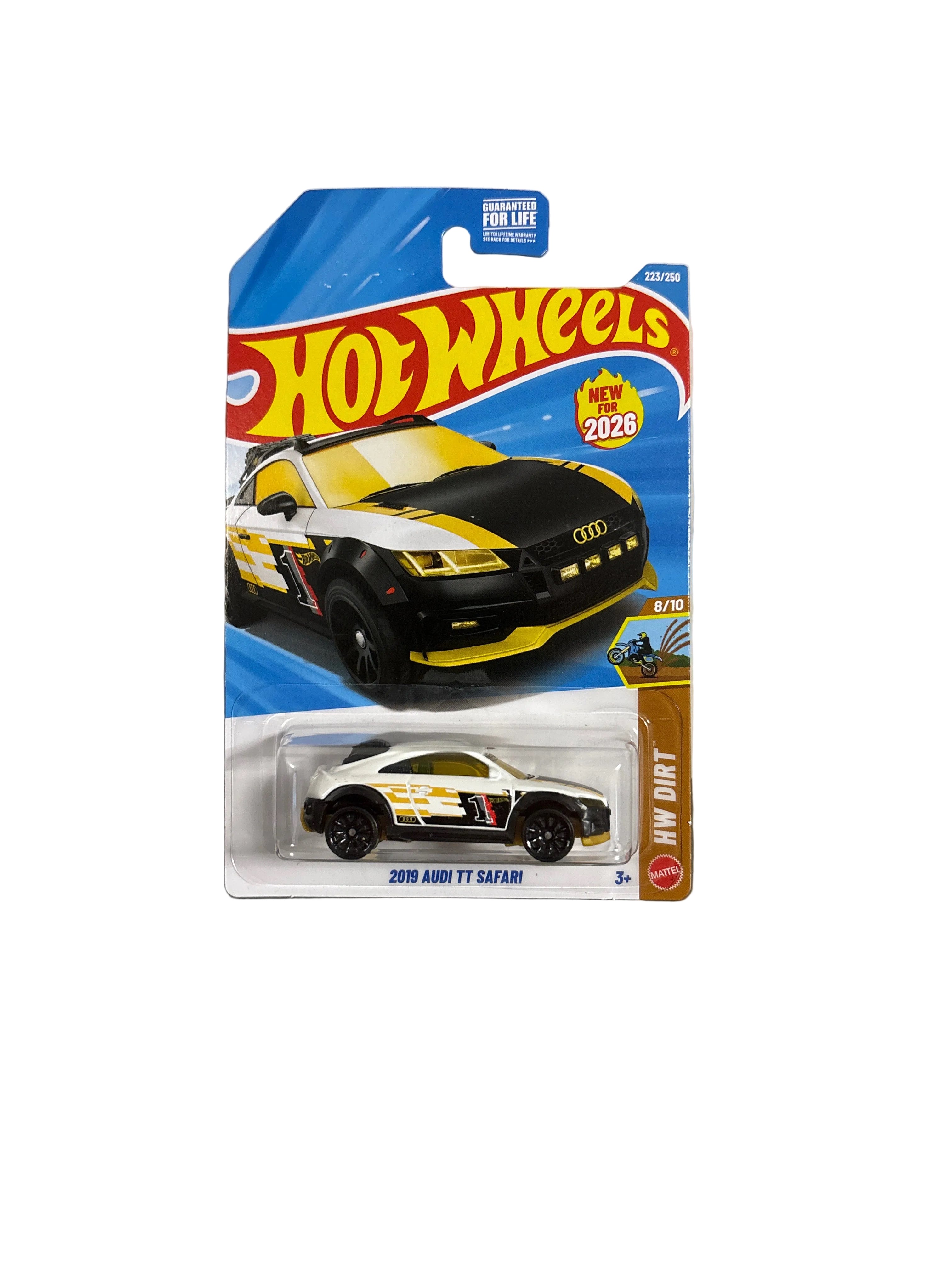 Hot Wheels 2019 Audi TT Safari Diecast white