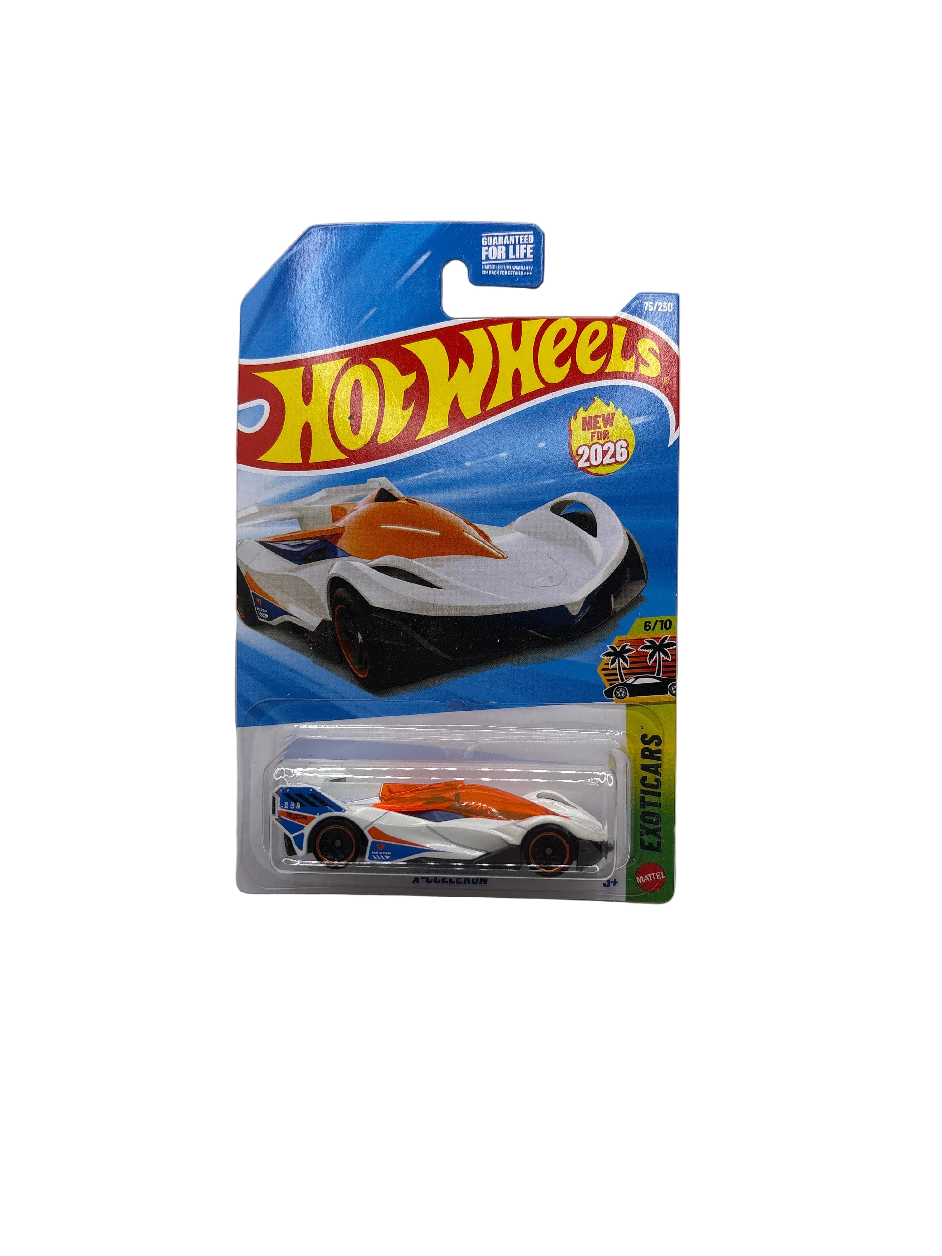 Hot Wheels X-Cceleron Diecast white