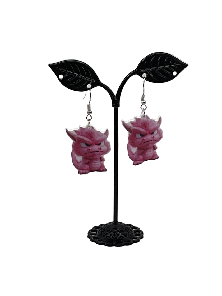 Grumpy Animal Earrings