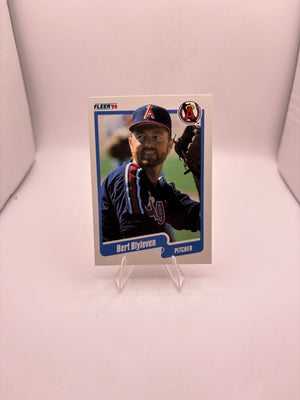 Tarjeta deportiva Fleer Bert Blyleven