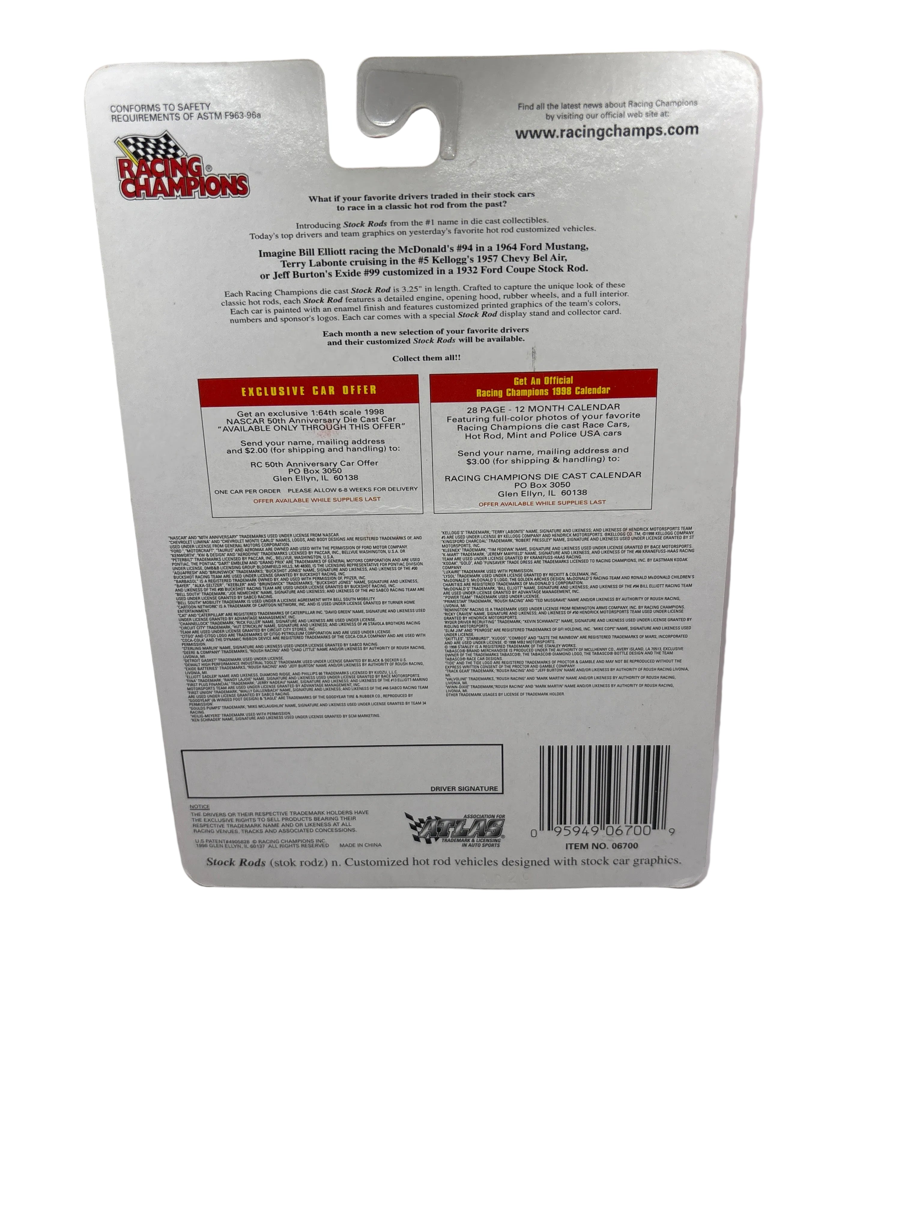 Racing Champions Dick Trickle Diecast multi color