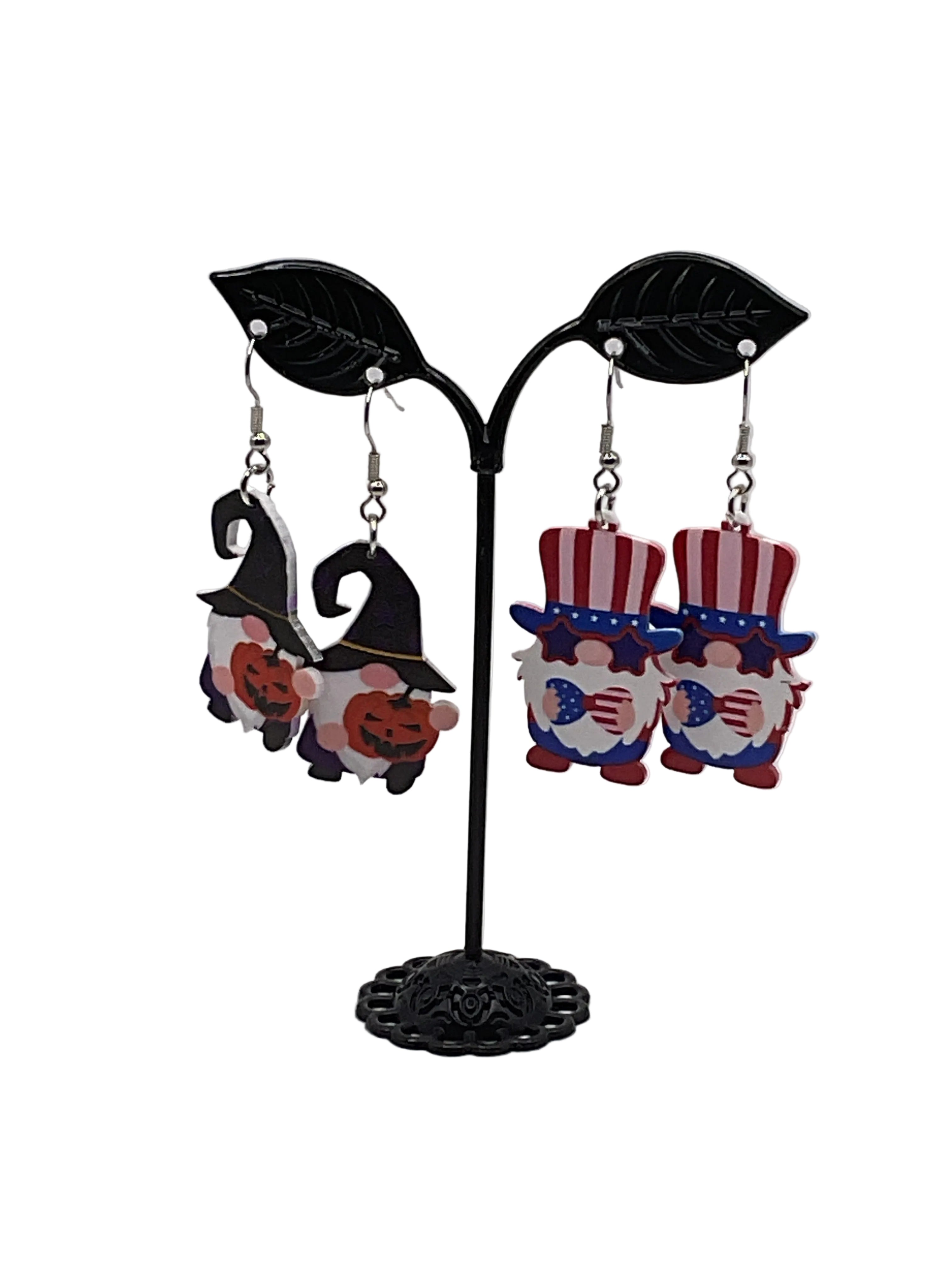Variety of Gnome earrings