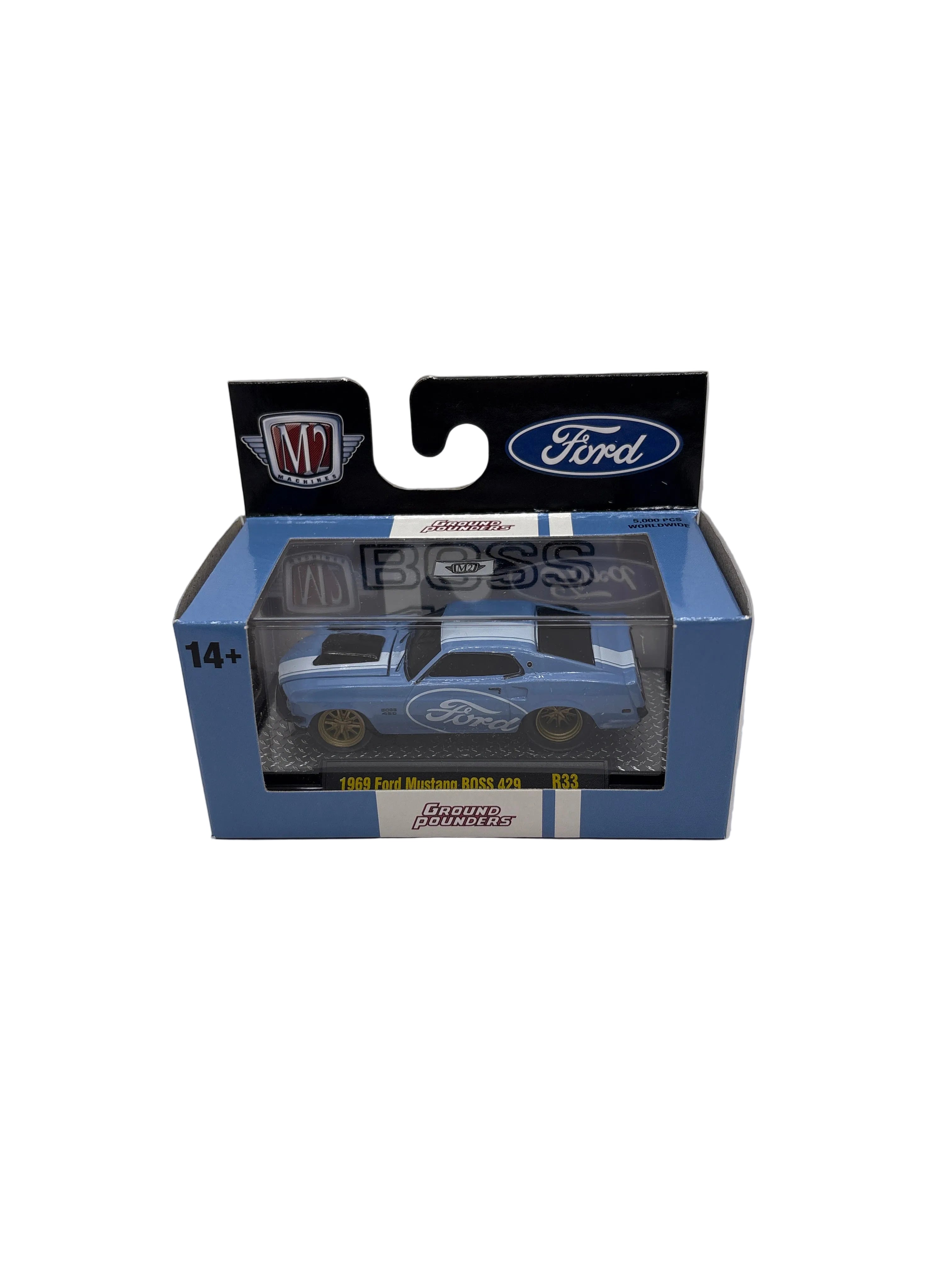 M2 1969 Ford Mustang BOSS 429 Diecast