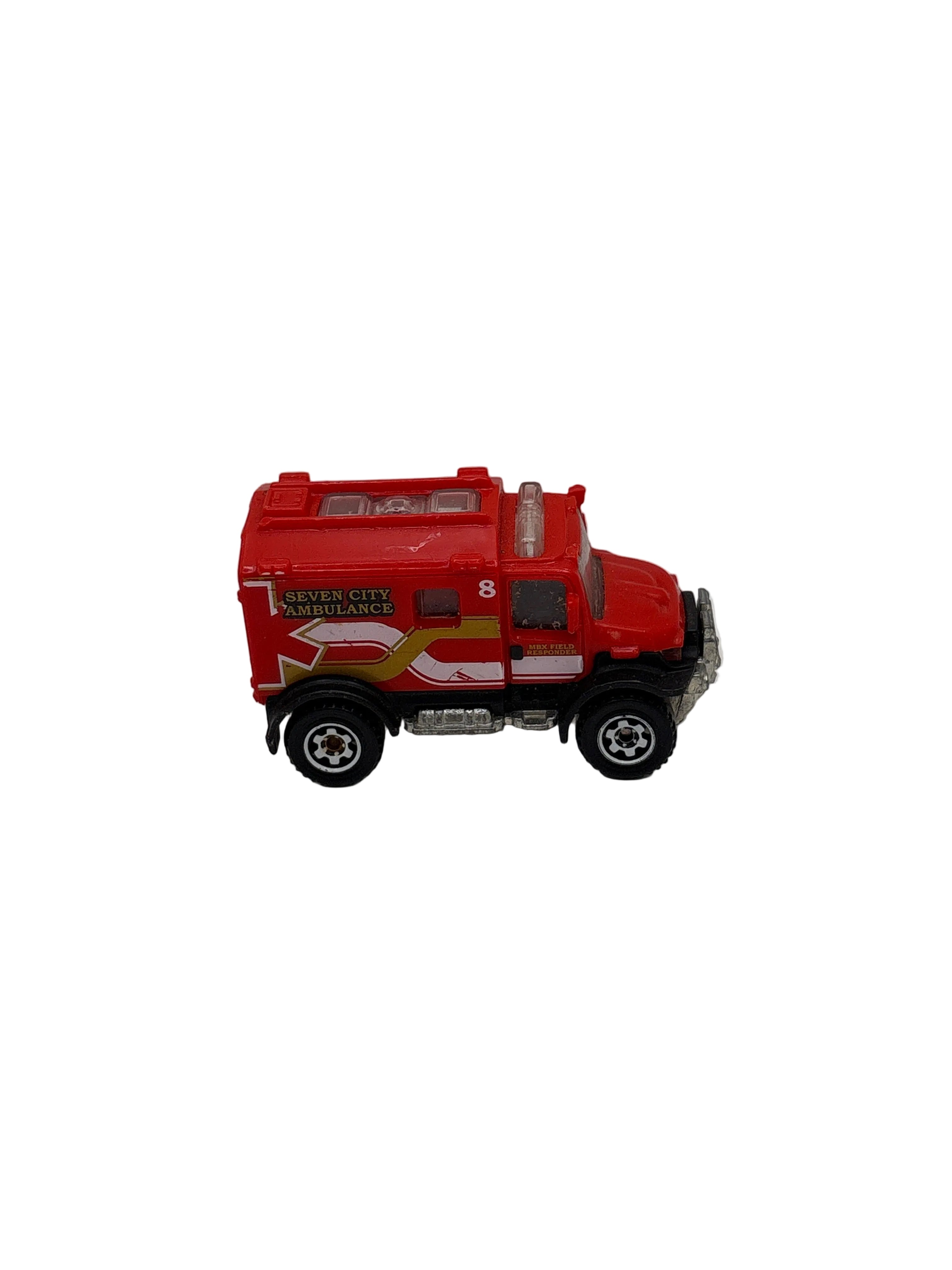 Matchbox 4x4 Scrambulance Diecast red