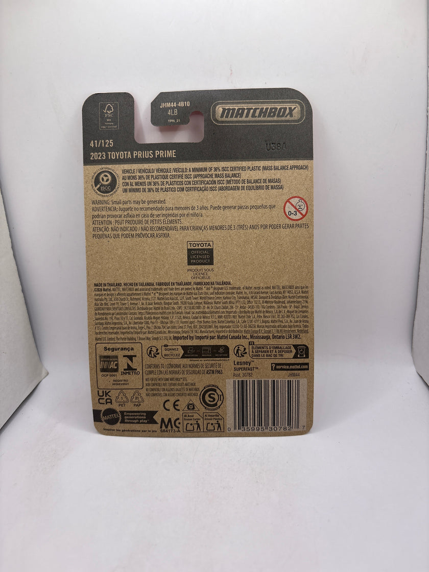 Matchbox 2023 Toyota Prius Prime Diecast