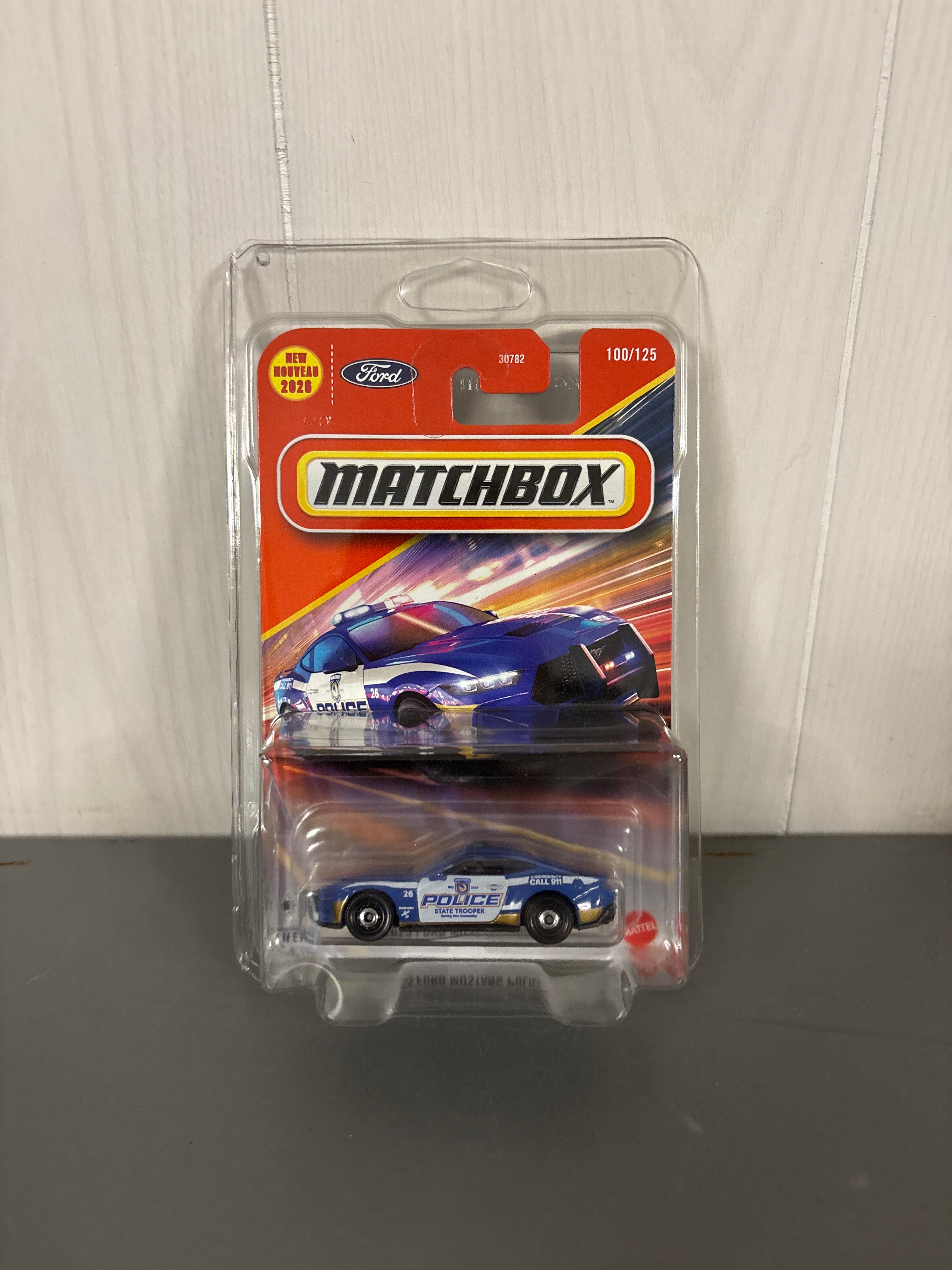 Matchbox 2025 Ford Mustang Police Diecast