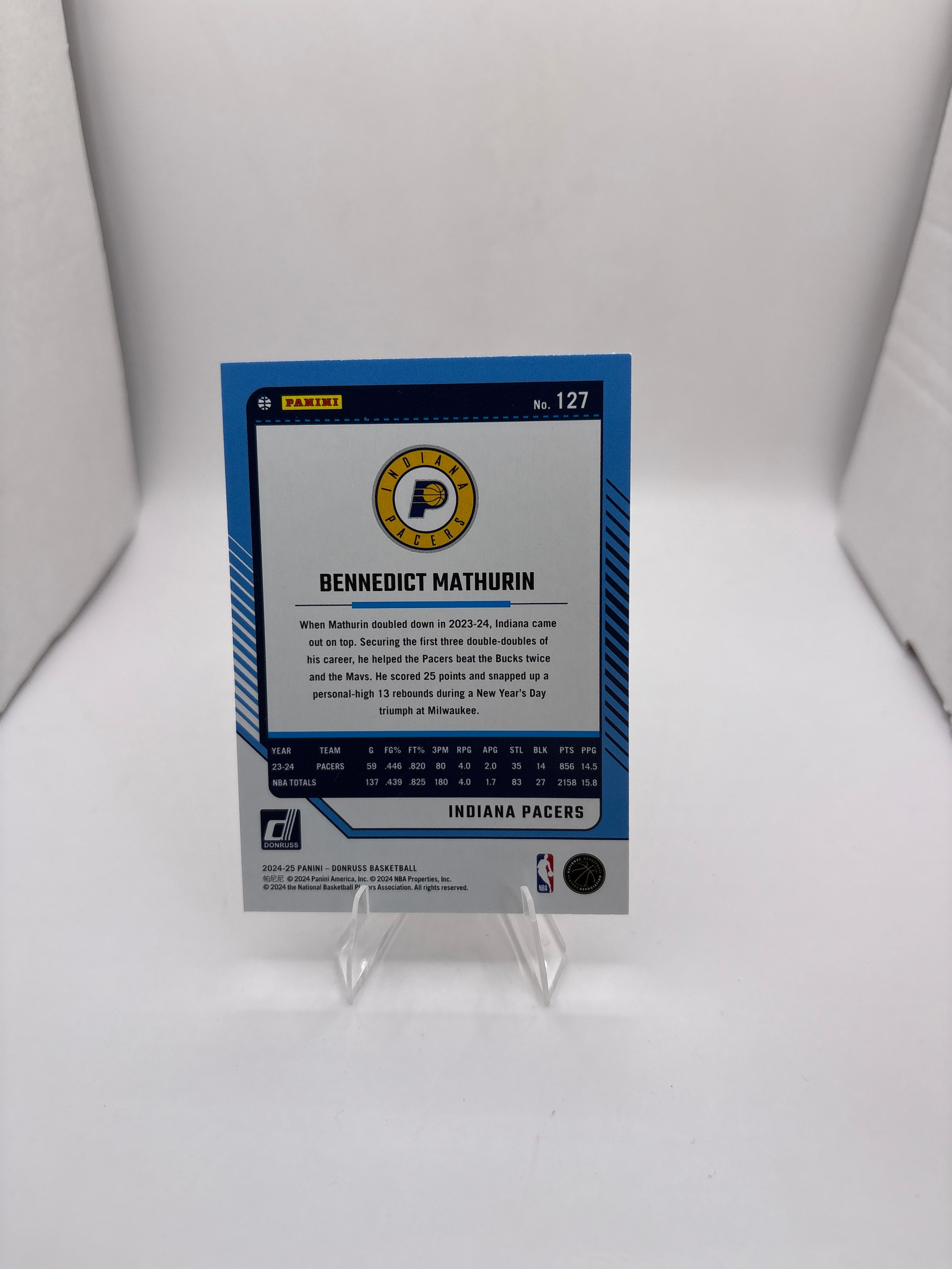 Donruss Bennedict Mathurin