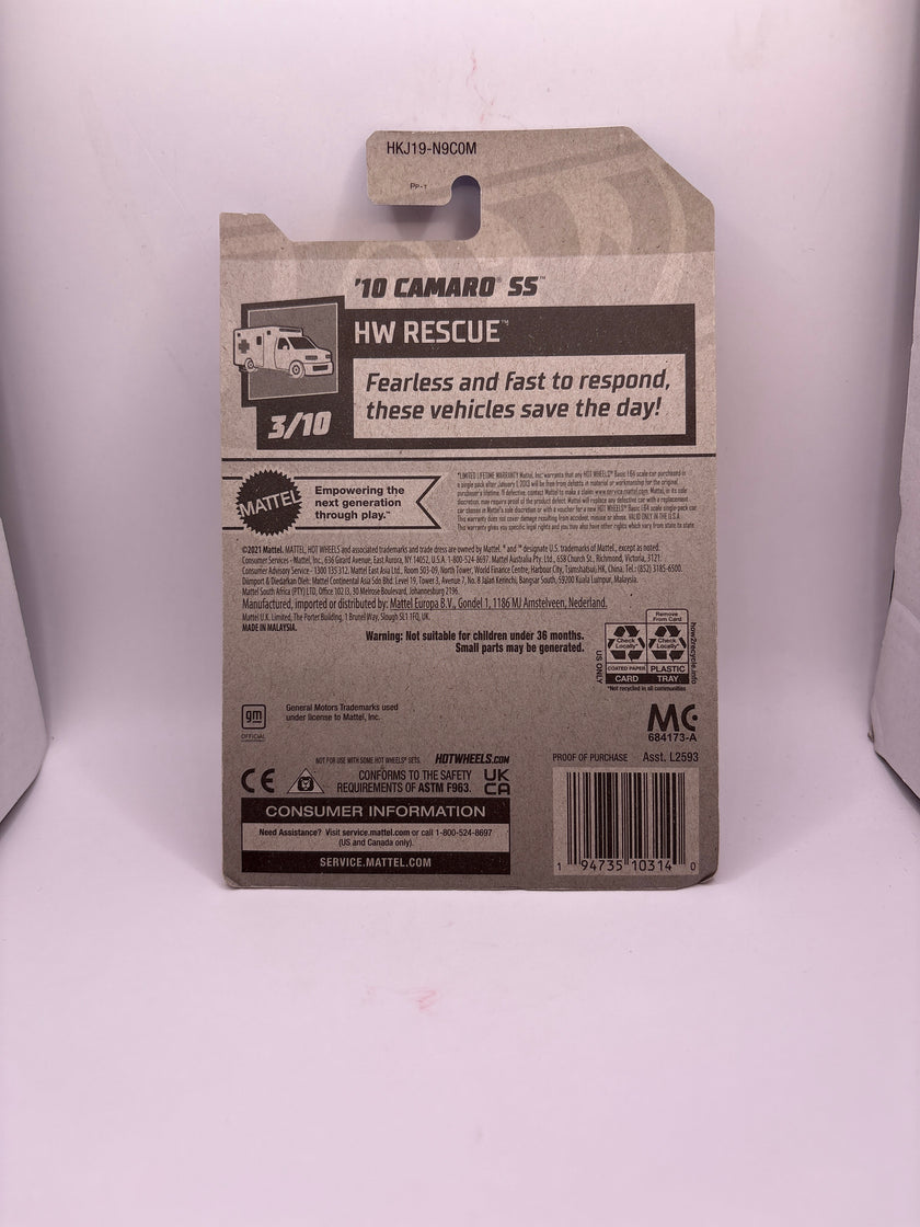 Hot Wheels 10 Camaro SS Diecast