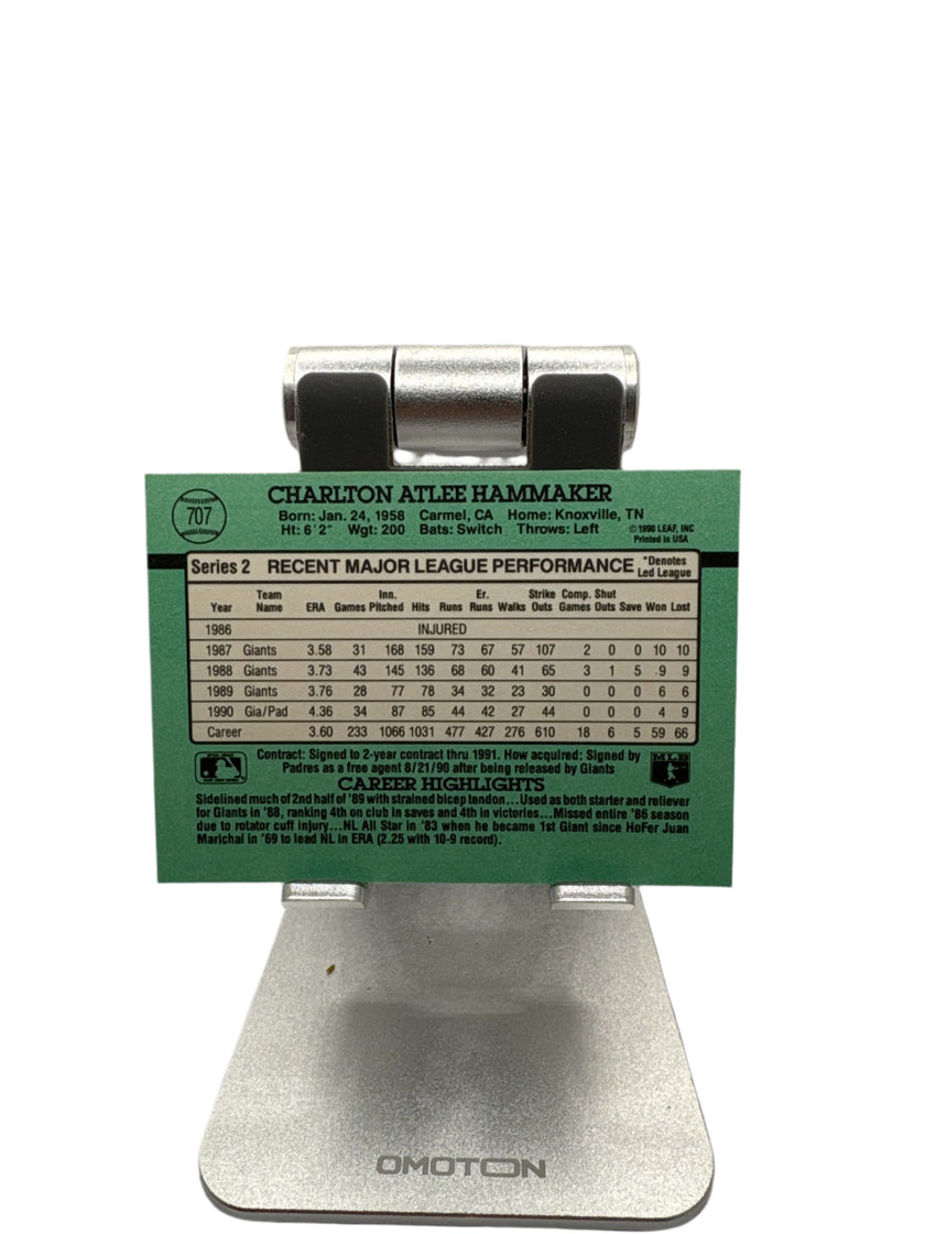 डोनरस एटली हैममेकर स्पोर्ट्स कार्ड