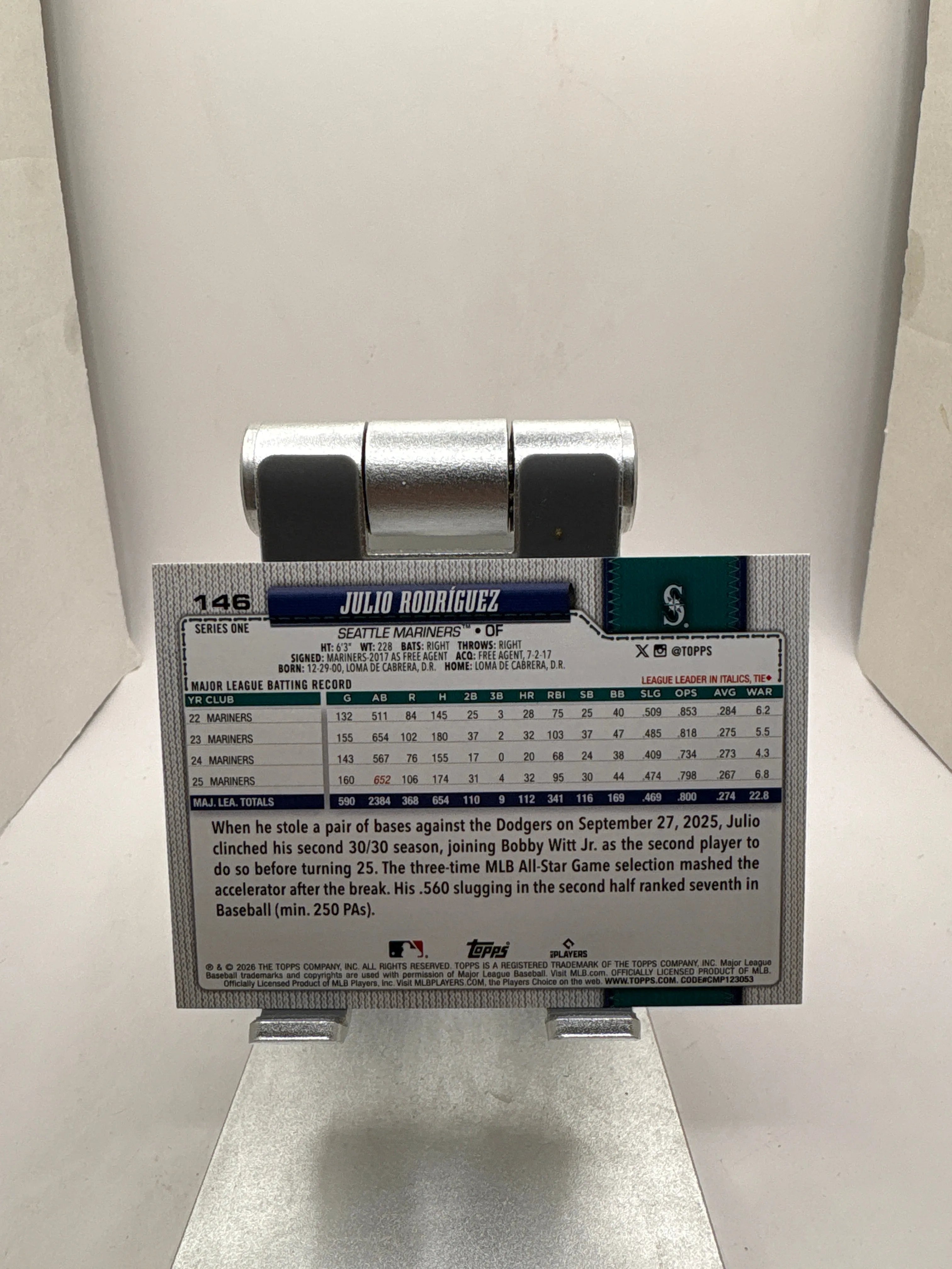 Topps Julio Rodriguez