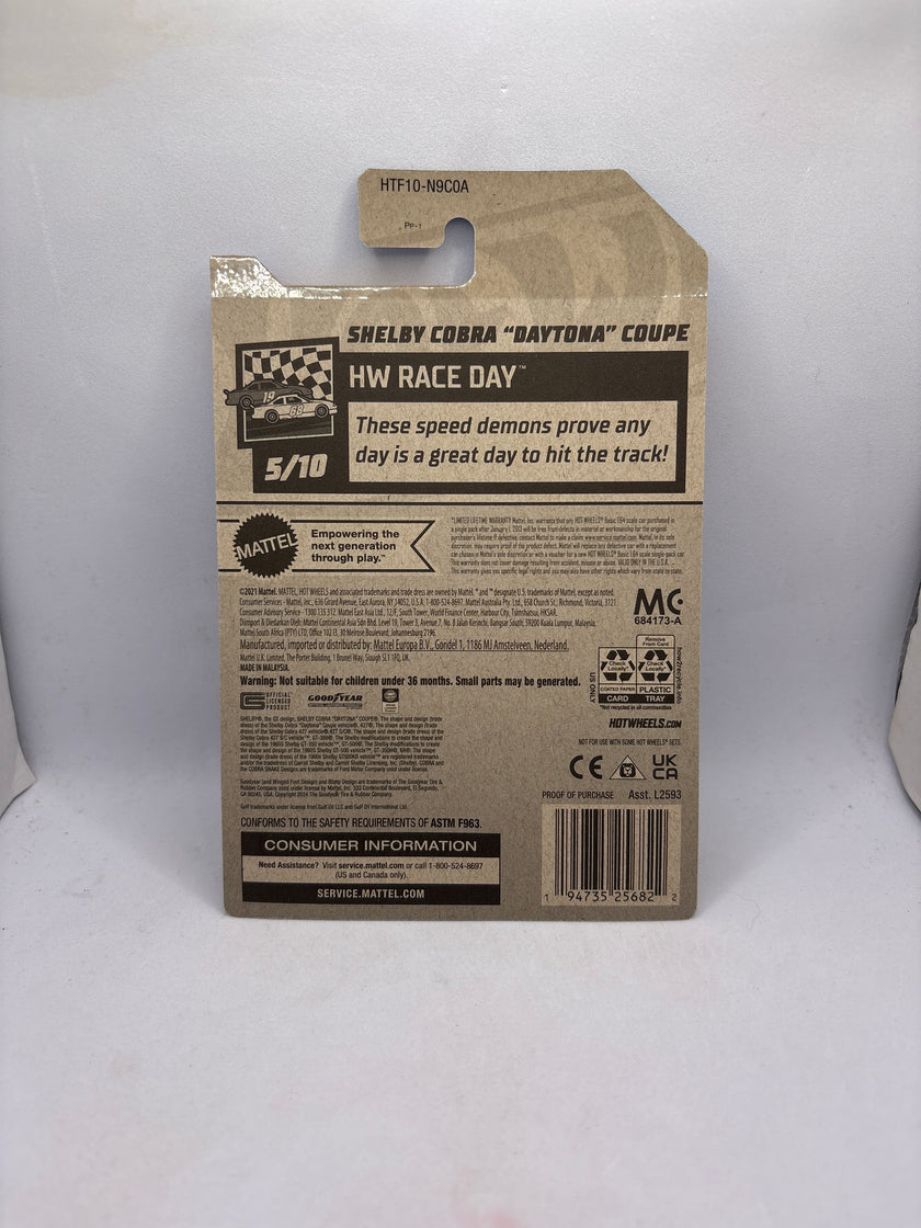 Hot Wheels Shelby Cobra Daytona Coupe Diecast