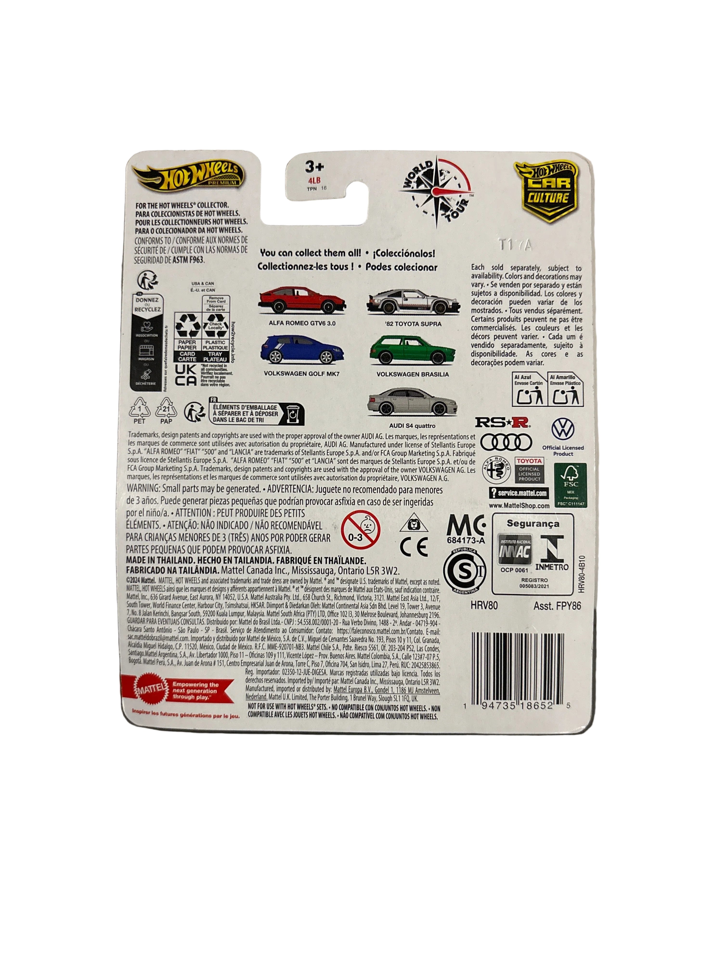 Hot Wheels Alfa Romeo GTV6 3.0 Diecast