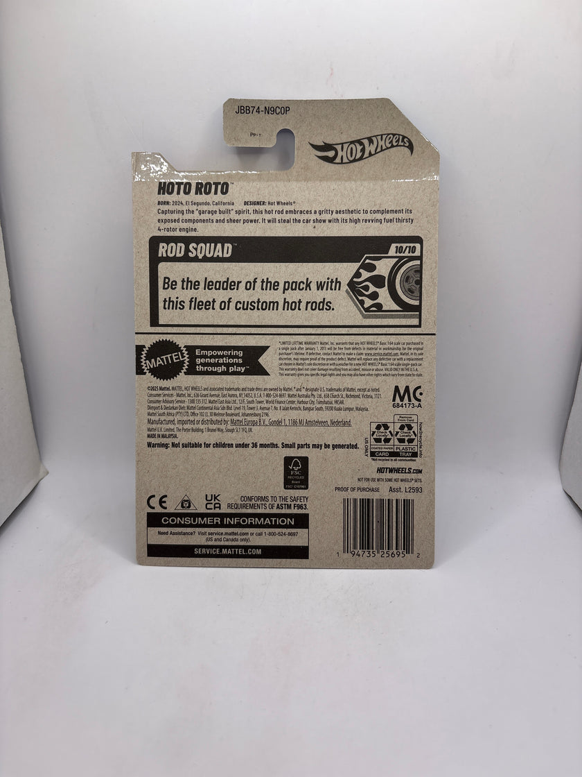 Hot Wheels Hoto Roto Diecast white