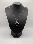 Sterling Silver, Mother of Pearl Locket Necklace
