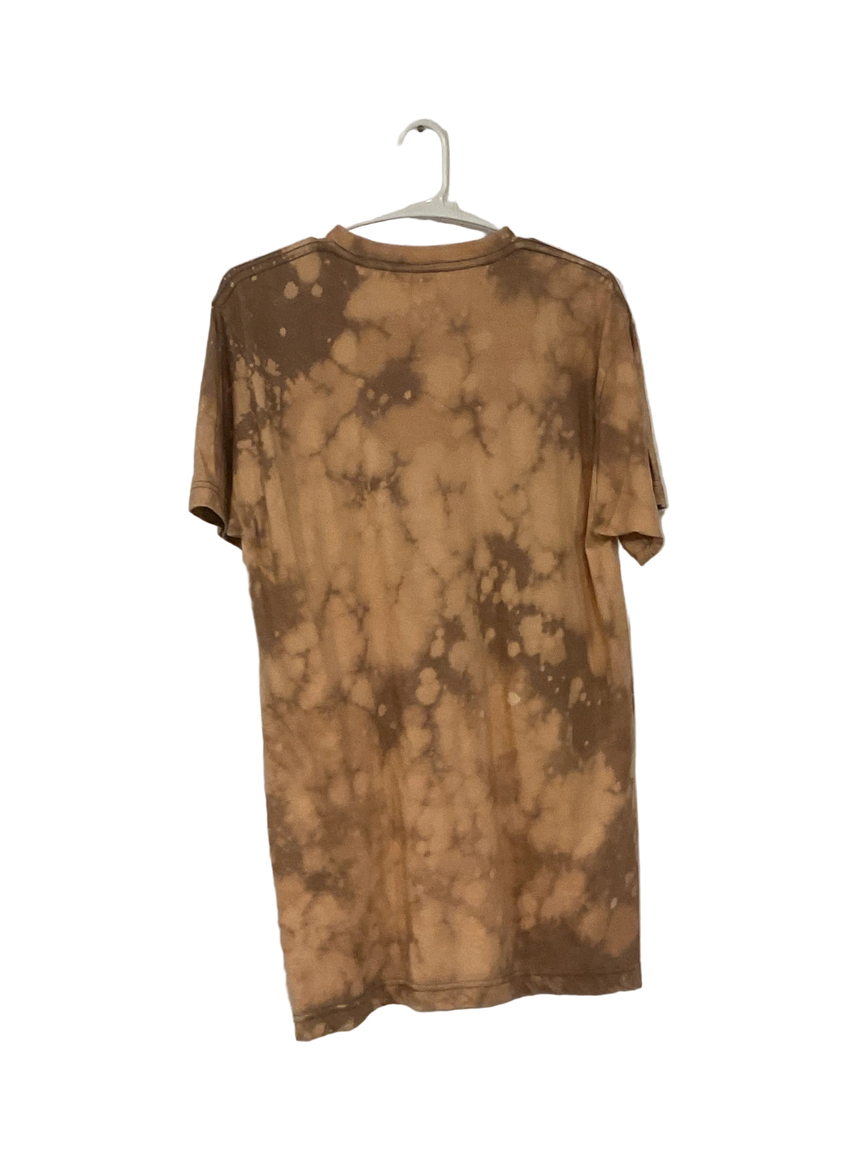 Brown Ty dye Tshirt