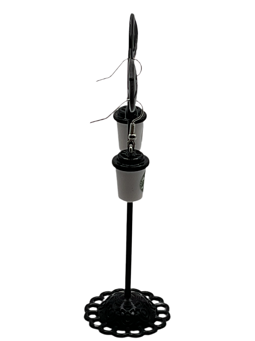 Star bucks coffee earrings