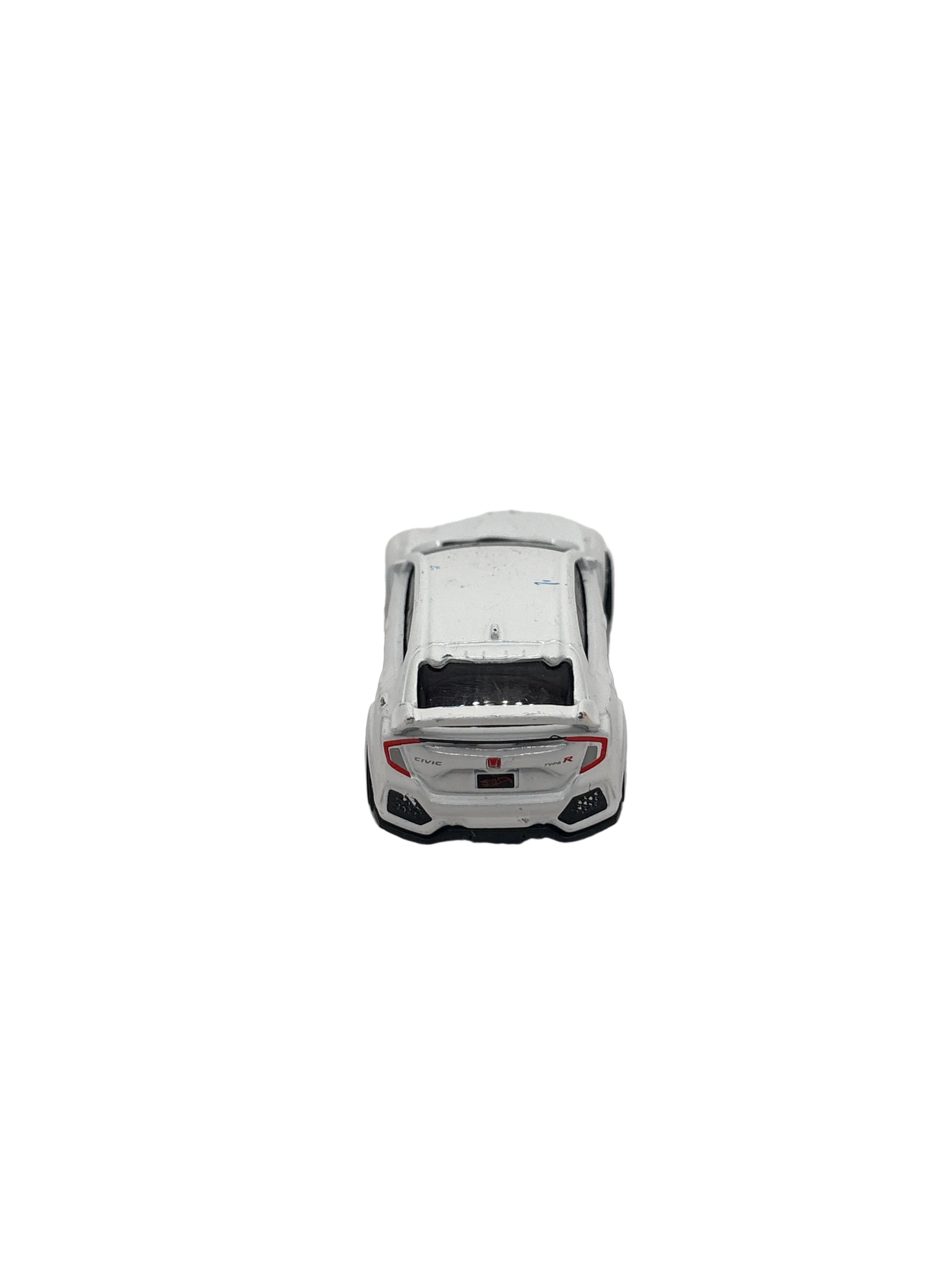 Hot Wheels 2018 Honda Civic Type R Diecast white