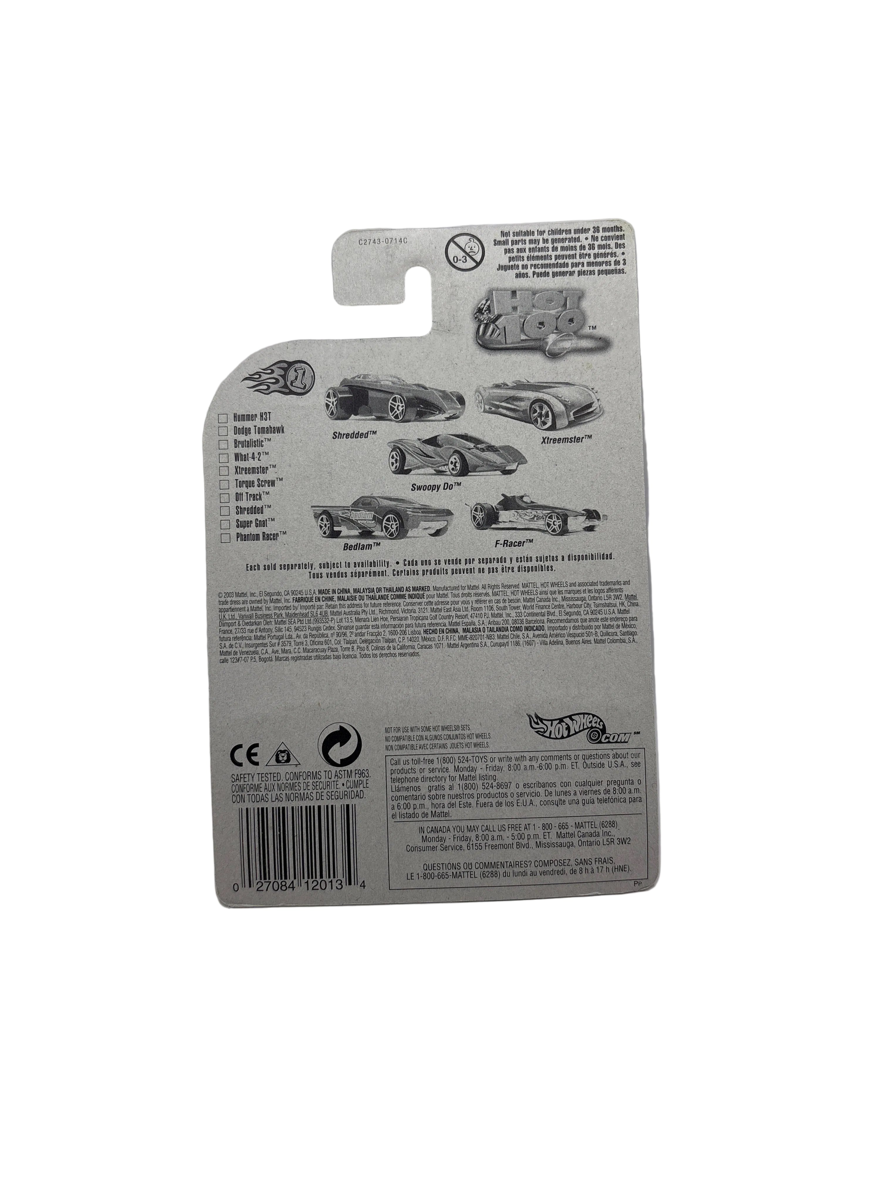 Hot Wheels Torque Screw Diecast blue