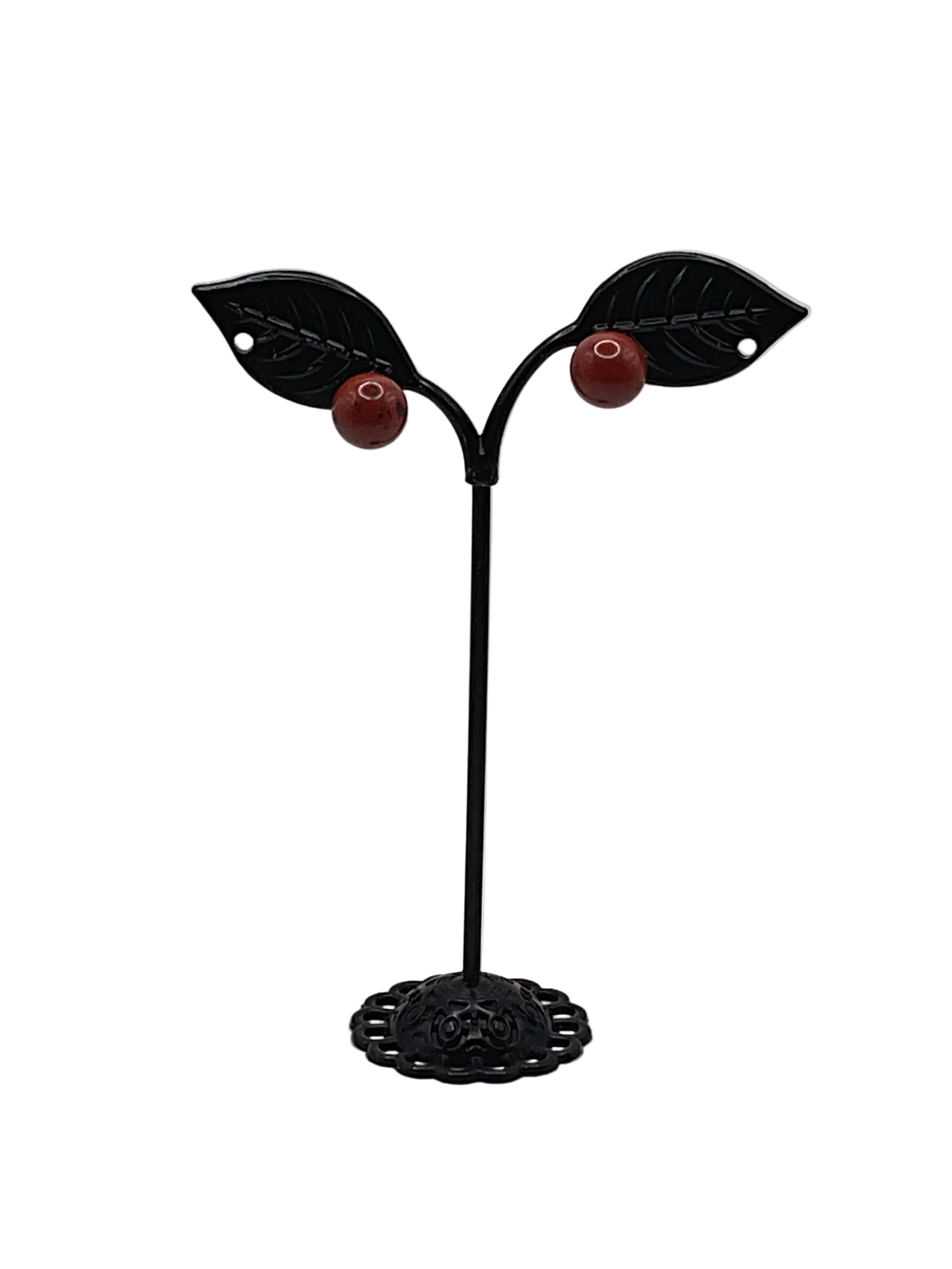 Round Stone Earrings