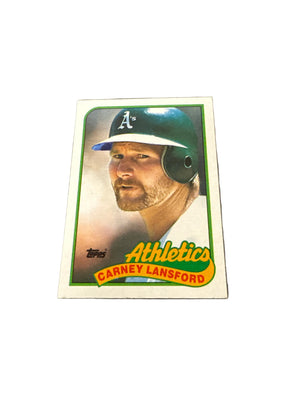 Topps Carney Lansford