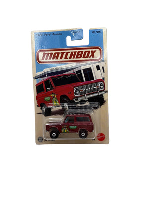 Matchbox Truck Series 1970 Ford Bronco Red