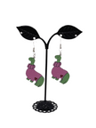 Dinosaur earrings