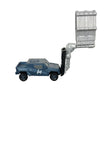 Matchbox Stegosaurus Claw Carrier Diecast blue