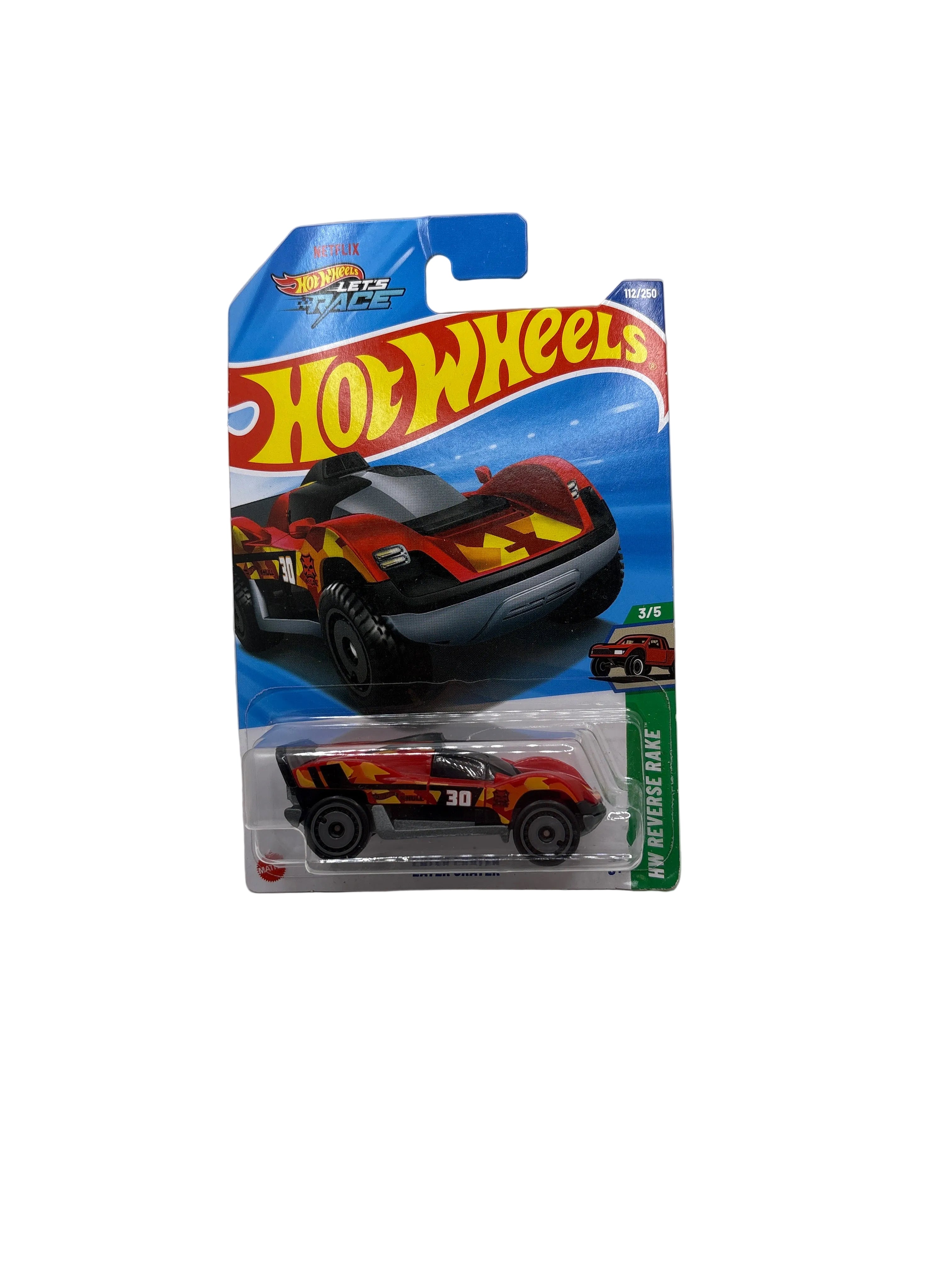 Hot Wheels Later Crater Diecast red