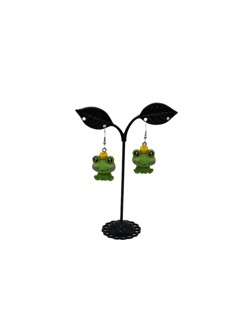 Frog earrings